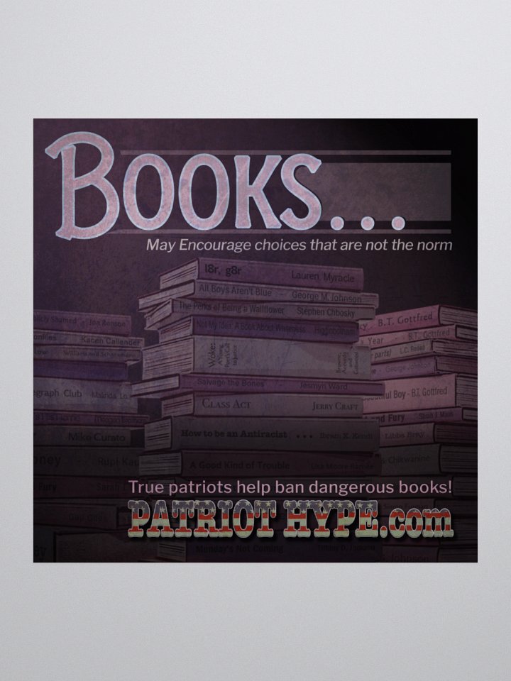 Sticker: Patriot Hype - Books product image (3)
