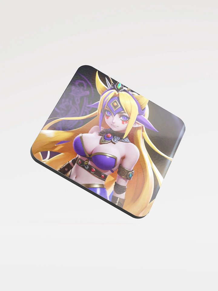 Mystical Blonde Warrior Cork Coaster product image (1)
