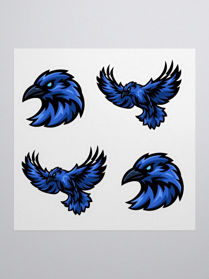 Raven Logo Kiss Cut Stickers product image (1)