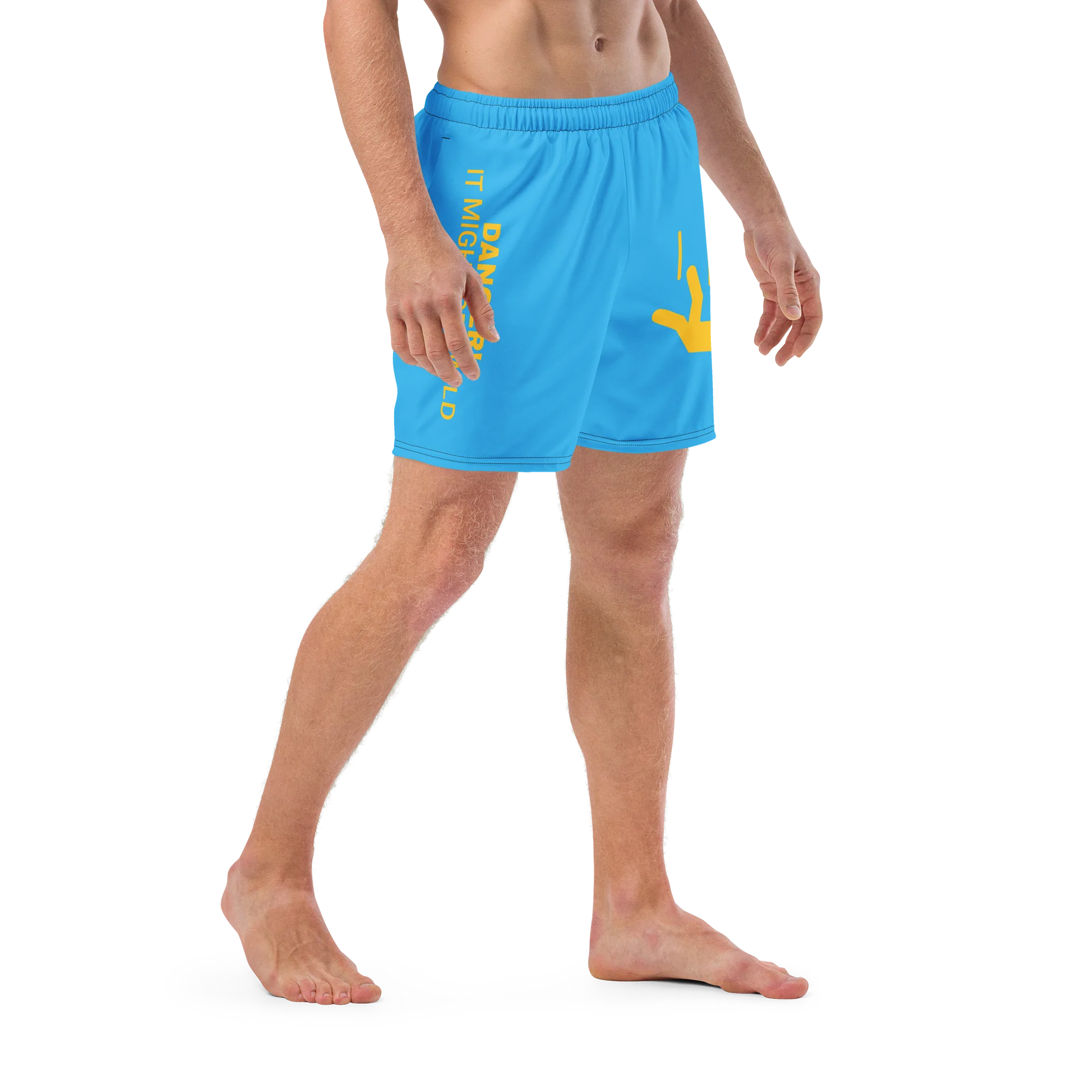 DANGER! - Blue/Yellow Swim Trunks product image (6)