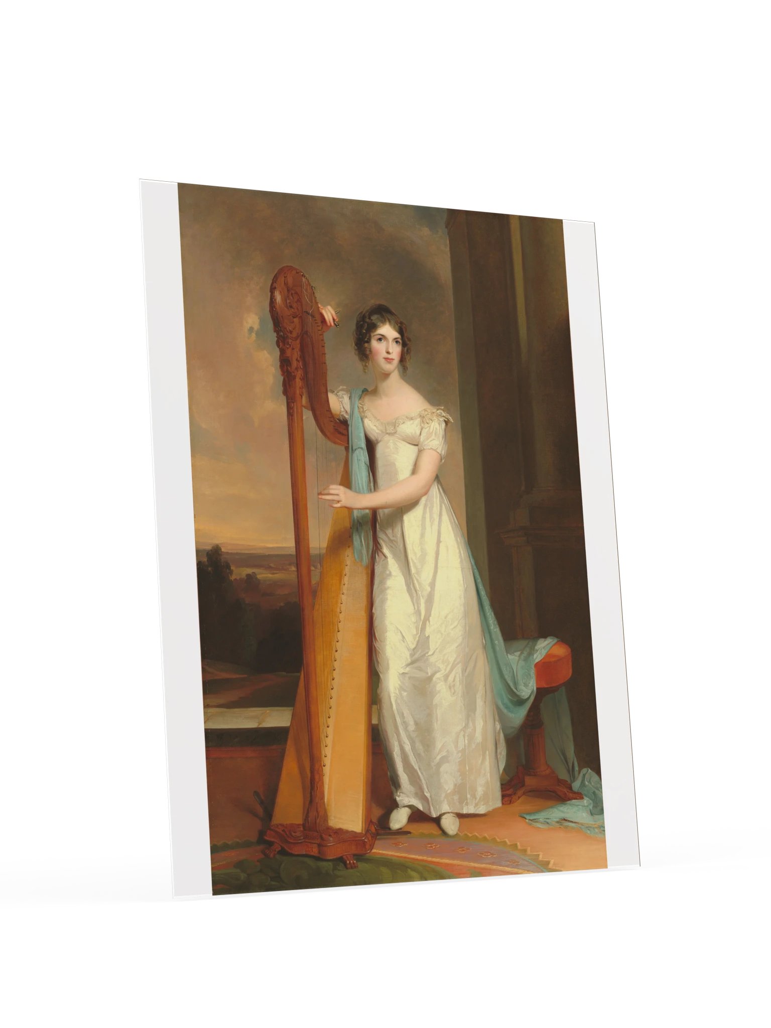Thomas Sully, Lady with a Harp: Eliza Ridgely (1818) Fine Art Print product image (18)