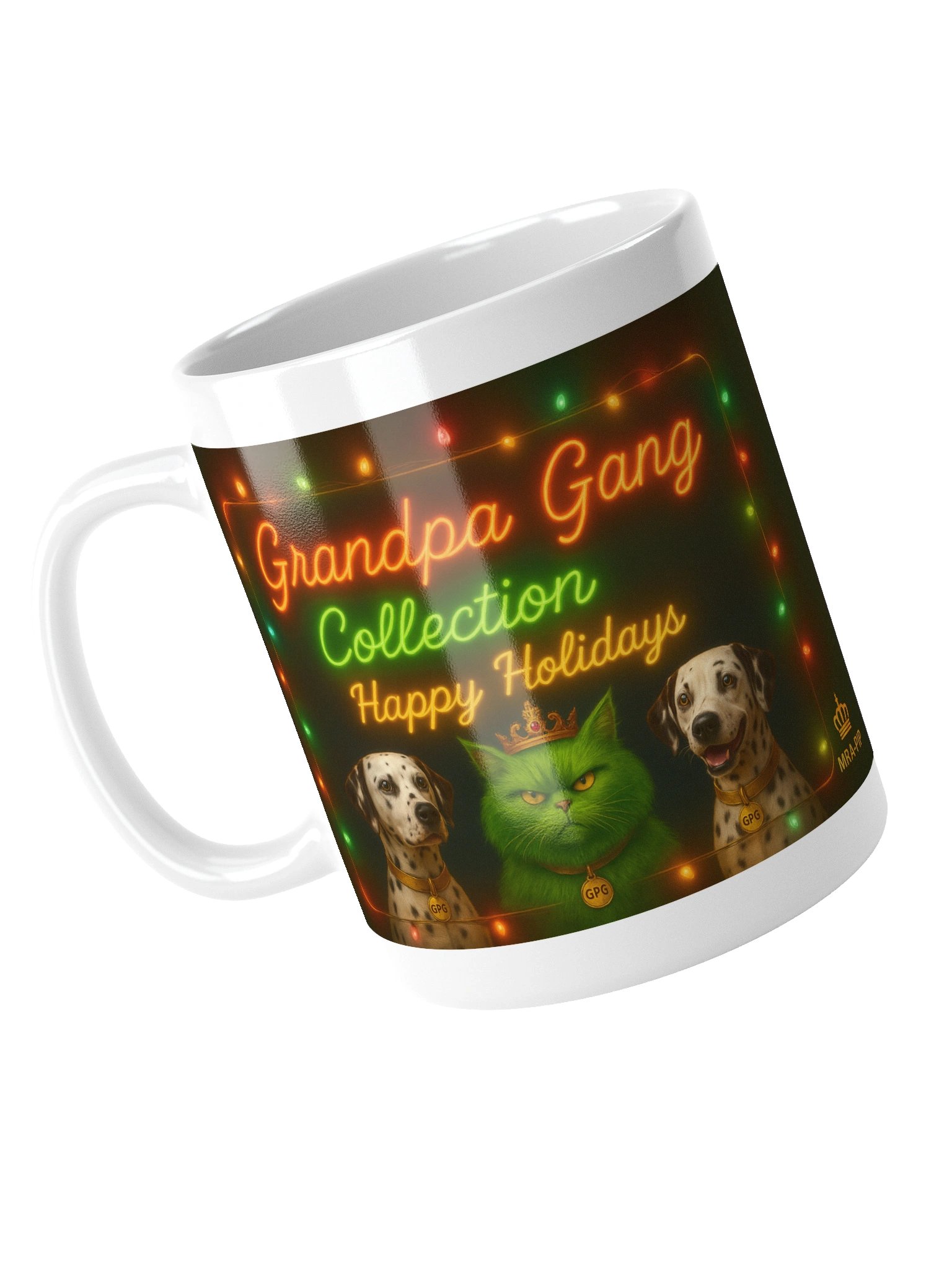 Neon Grandpa Gang Happy Holidays Mug product image (4)