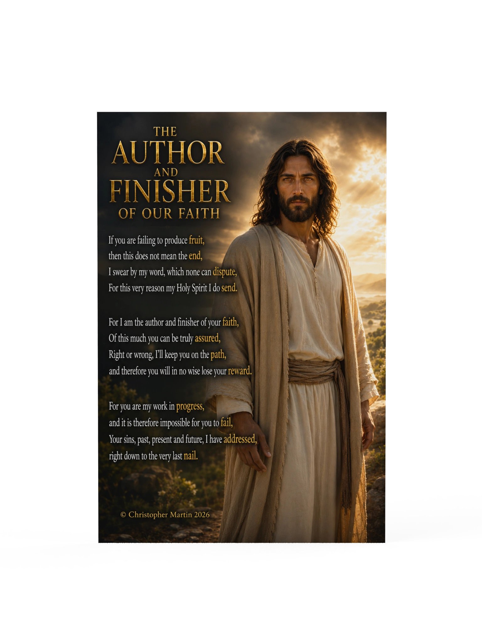 The author and finisher of our faith product image (1)