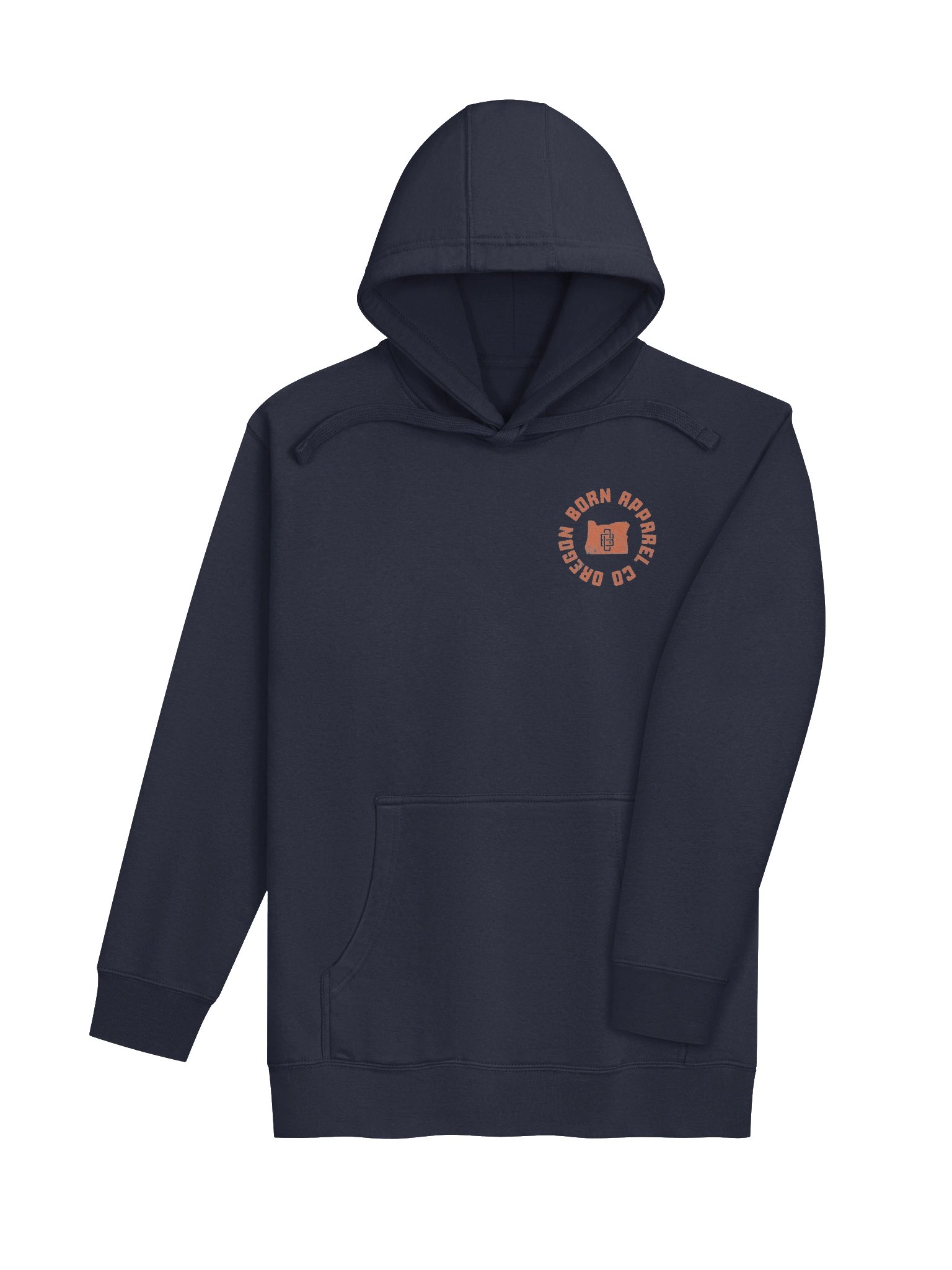 Oregon Born Apparel Co. Stamp Logo Hoodie product image (4)