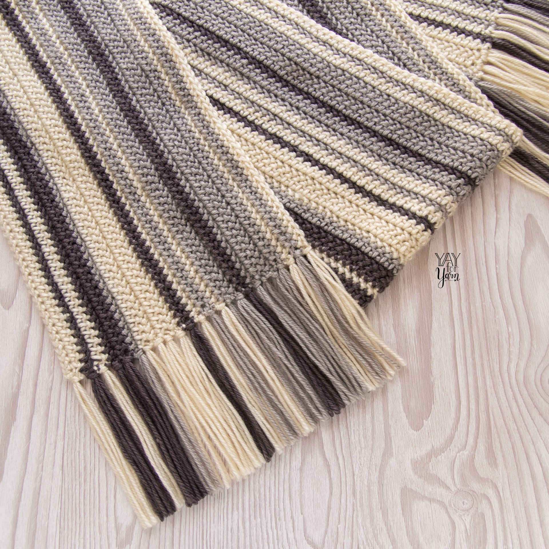 Herringbone Scarf - PDF Crochet Pattern & Video Tutorial product image (3)