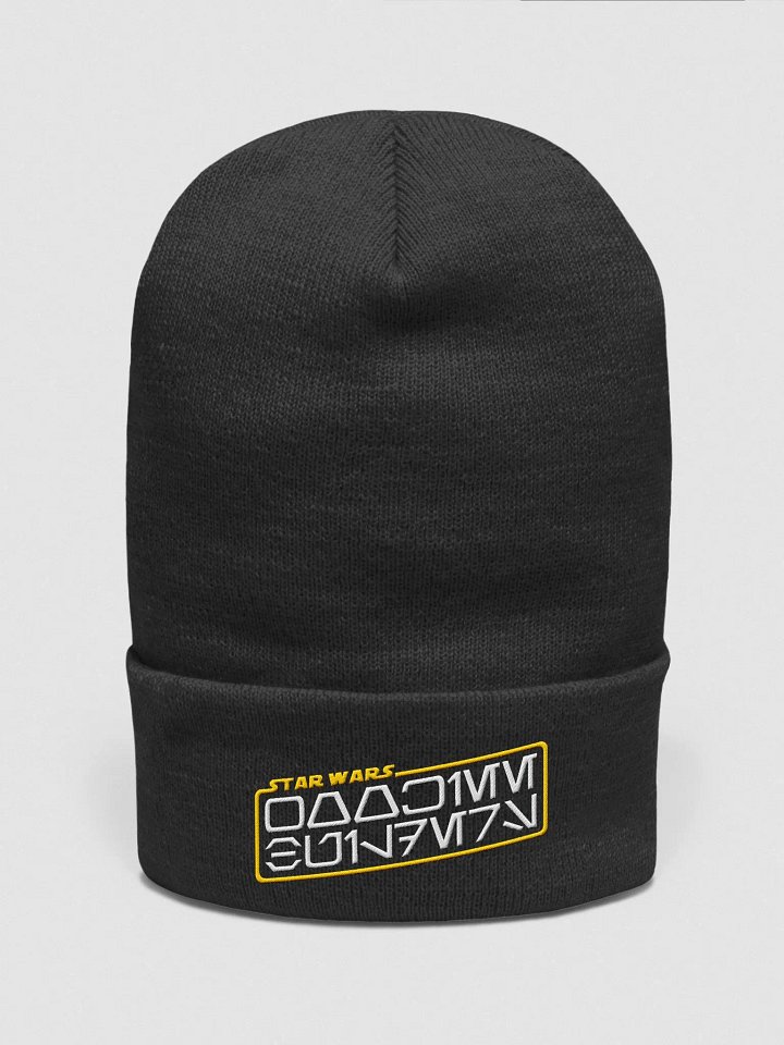Wookiee Builder Logo Beanie (Aurebesh) product image (1)