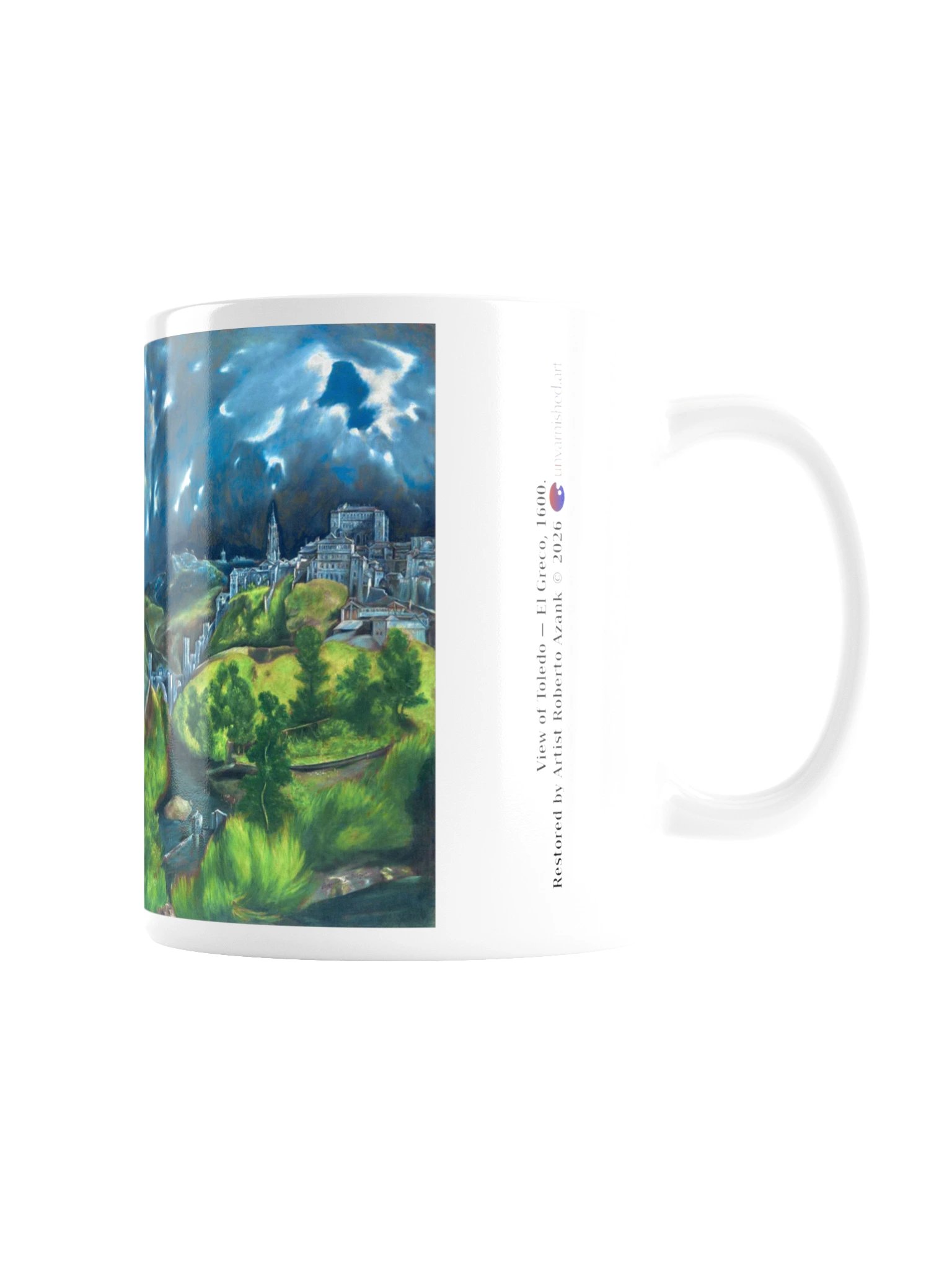View of Toledo — White Mug product image (3)