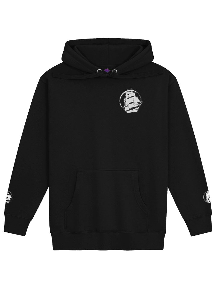 Community Ship White Embroided Logo Hoodie product image (1)
