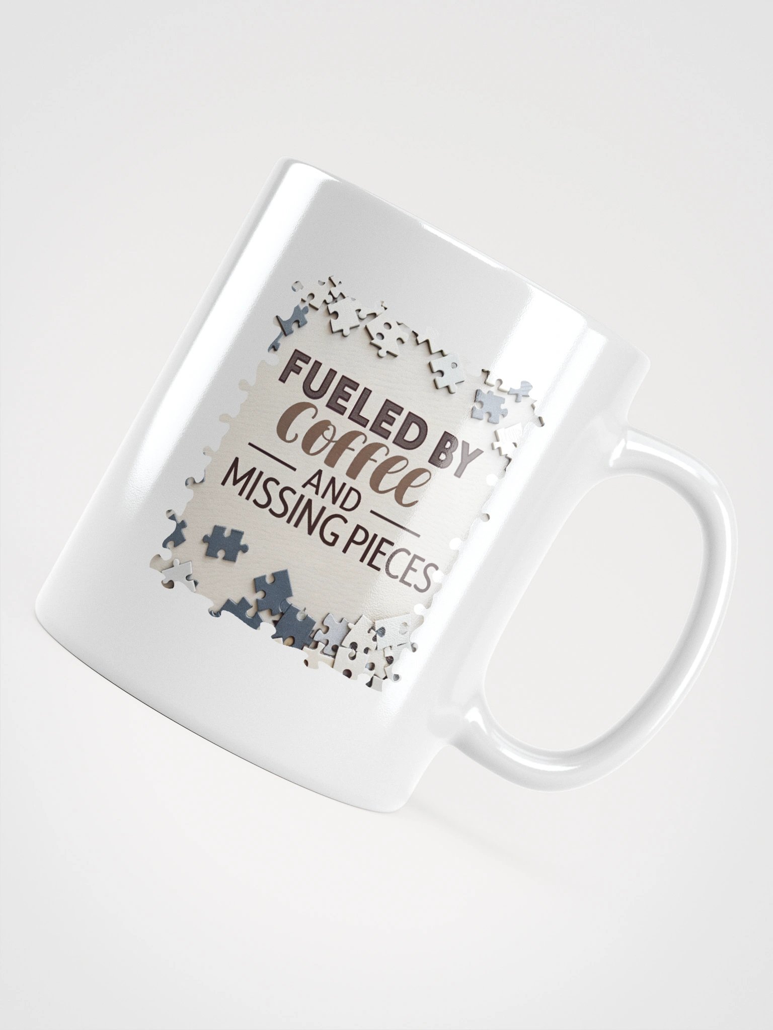 Fueled by Coffee & Missing Pieces Mug product image (6)