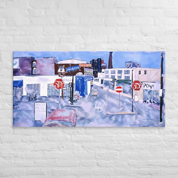 10th, Oak & Burnside (1986) on canvas (30" x 60") product image (2)