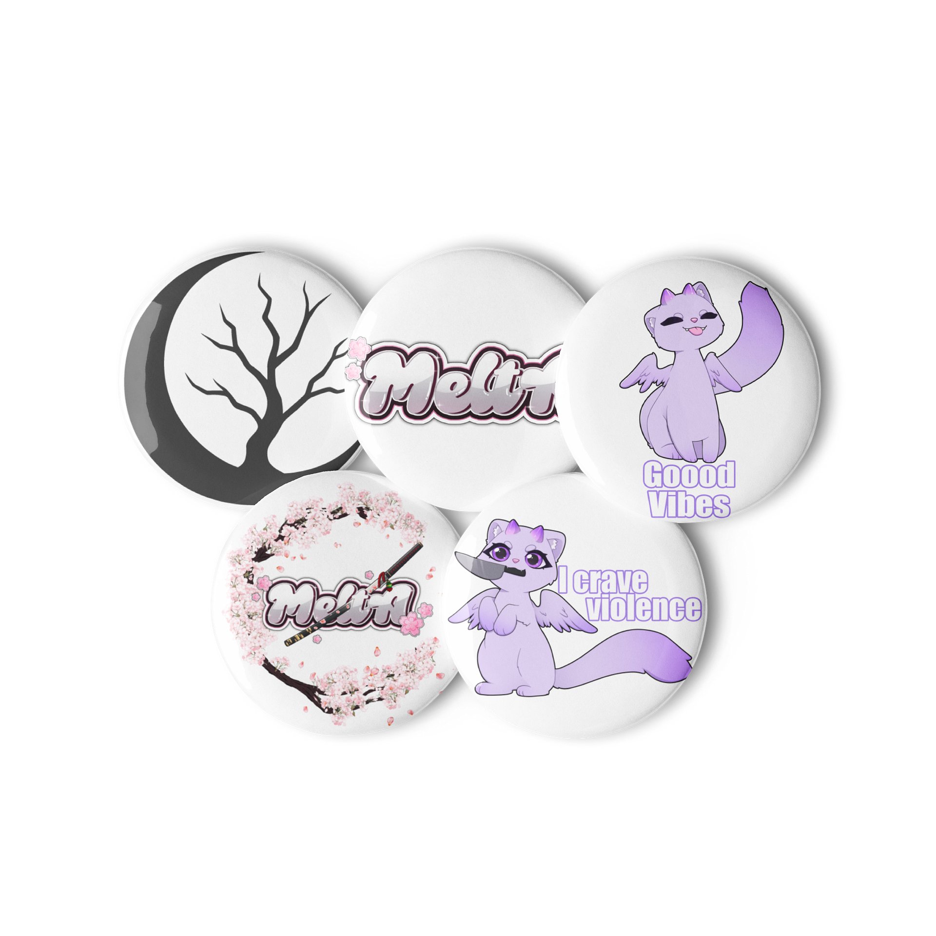 Violent Cravings Pin Button Set product image (3)
