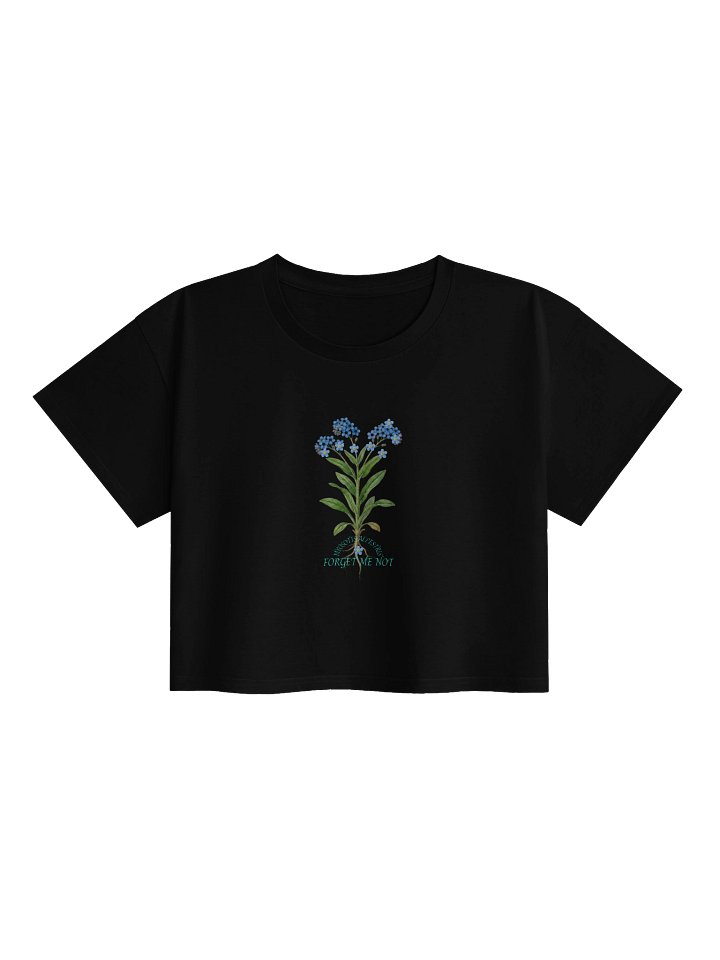 PREMIUM "FORGET ME NOT" CROP TOP product image (1)