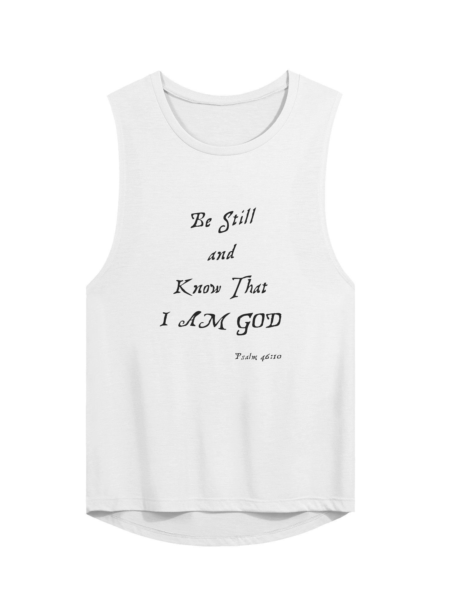 Be Still flowy muscle tank product image (1)