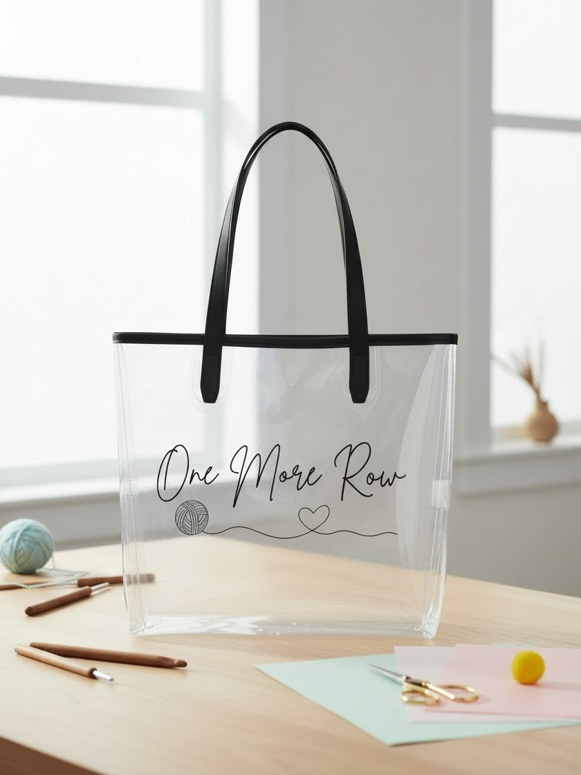 One More Row Clear Tote product image (1)