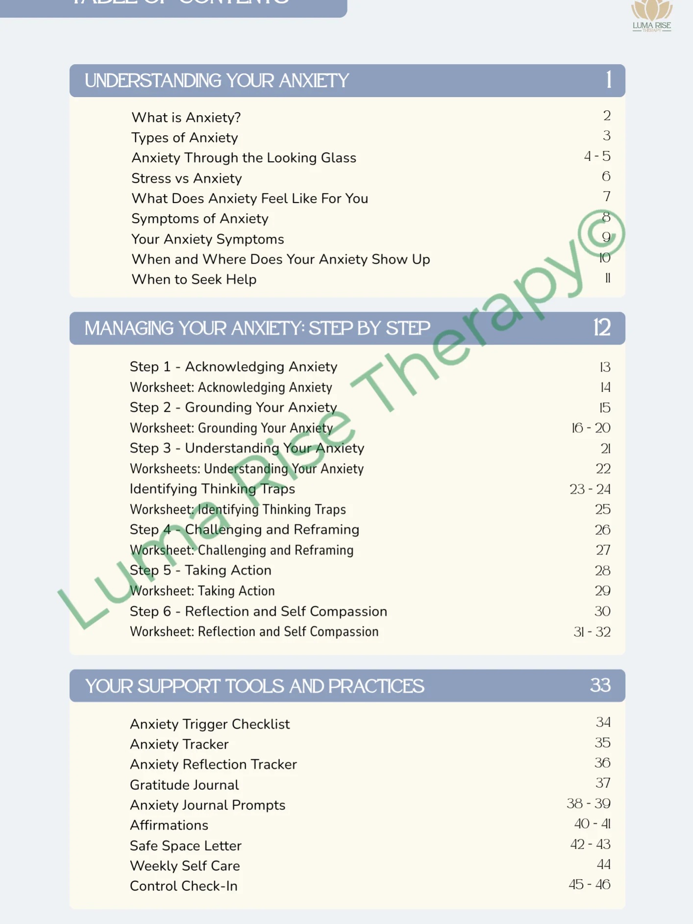 Finding Calm in Chaos: Guided Anxiety Workbook for Adults product image (3)