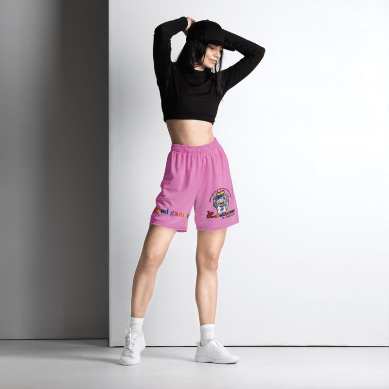 Unisex Shorts Proud Gamer Pink product image (1)