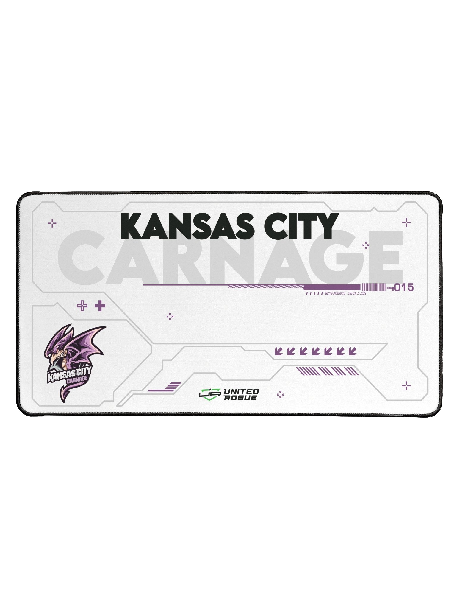 Kansas City Carnage White Desk Mat product image (1)