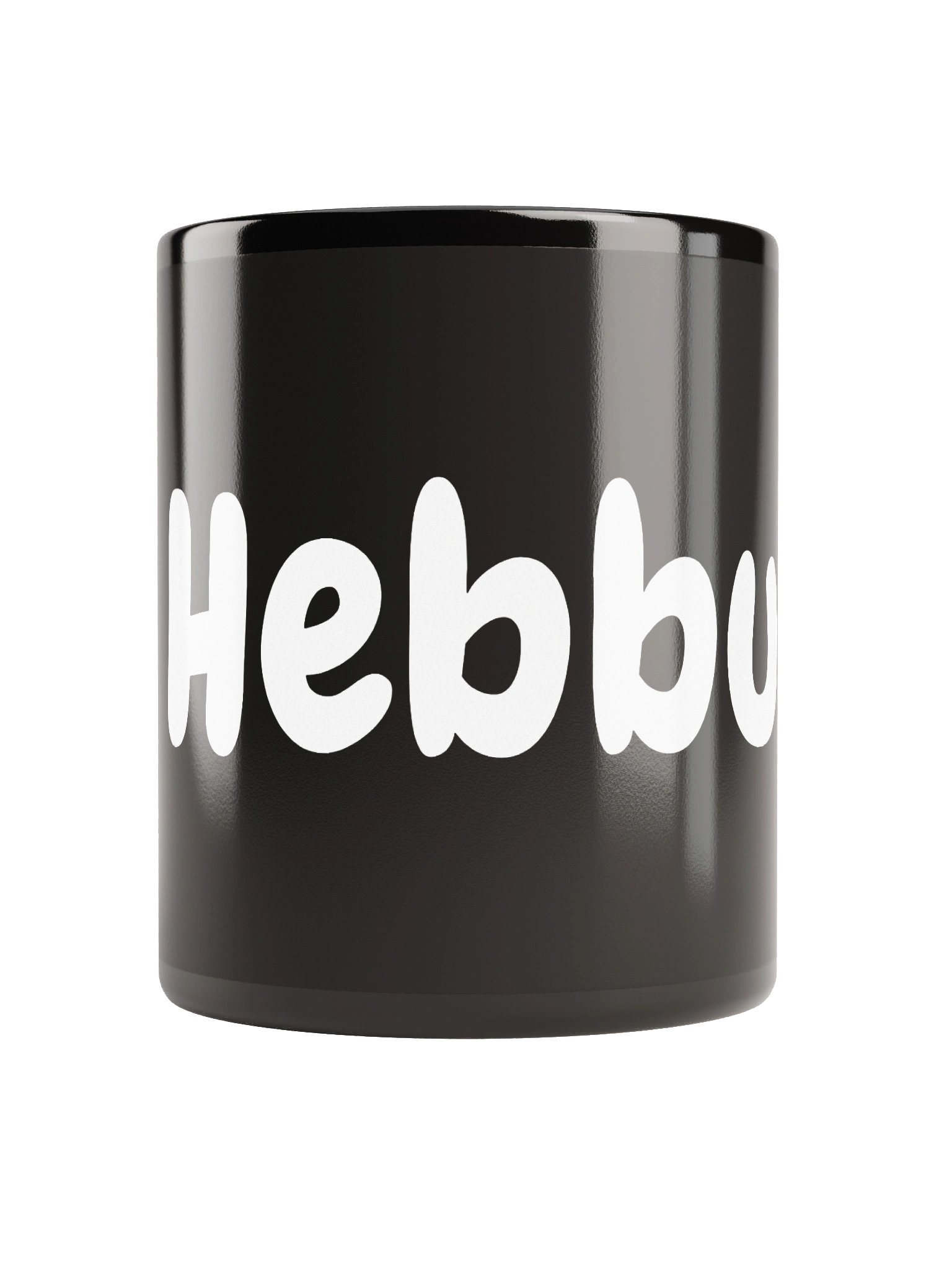 Hebbuh | Black Glossy Mug product image (5)