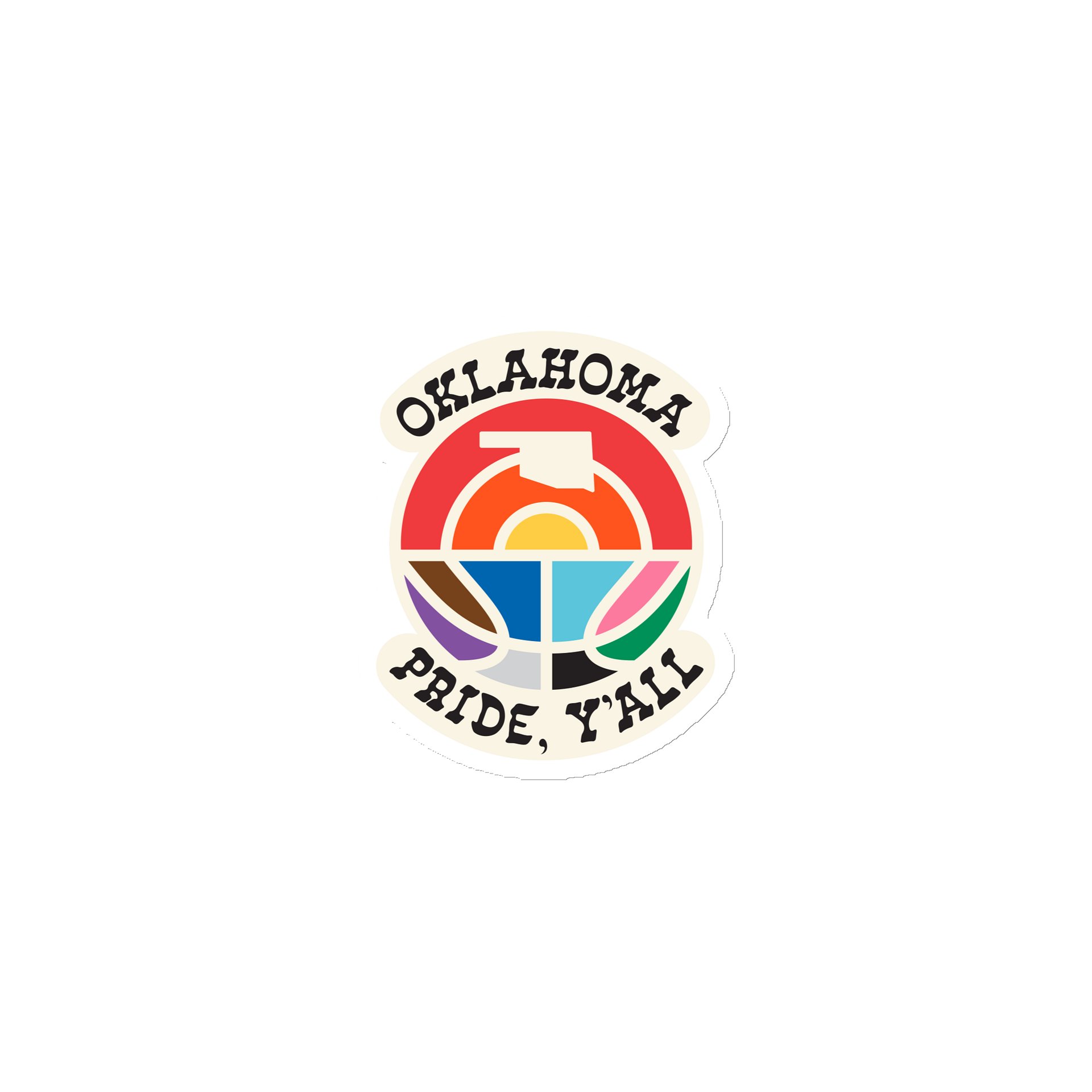 Oklahoma Love and Basketball Pride Magnet product image (1)