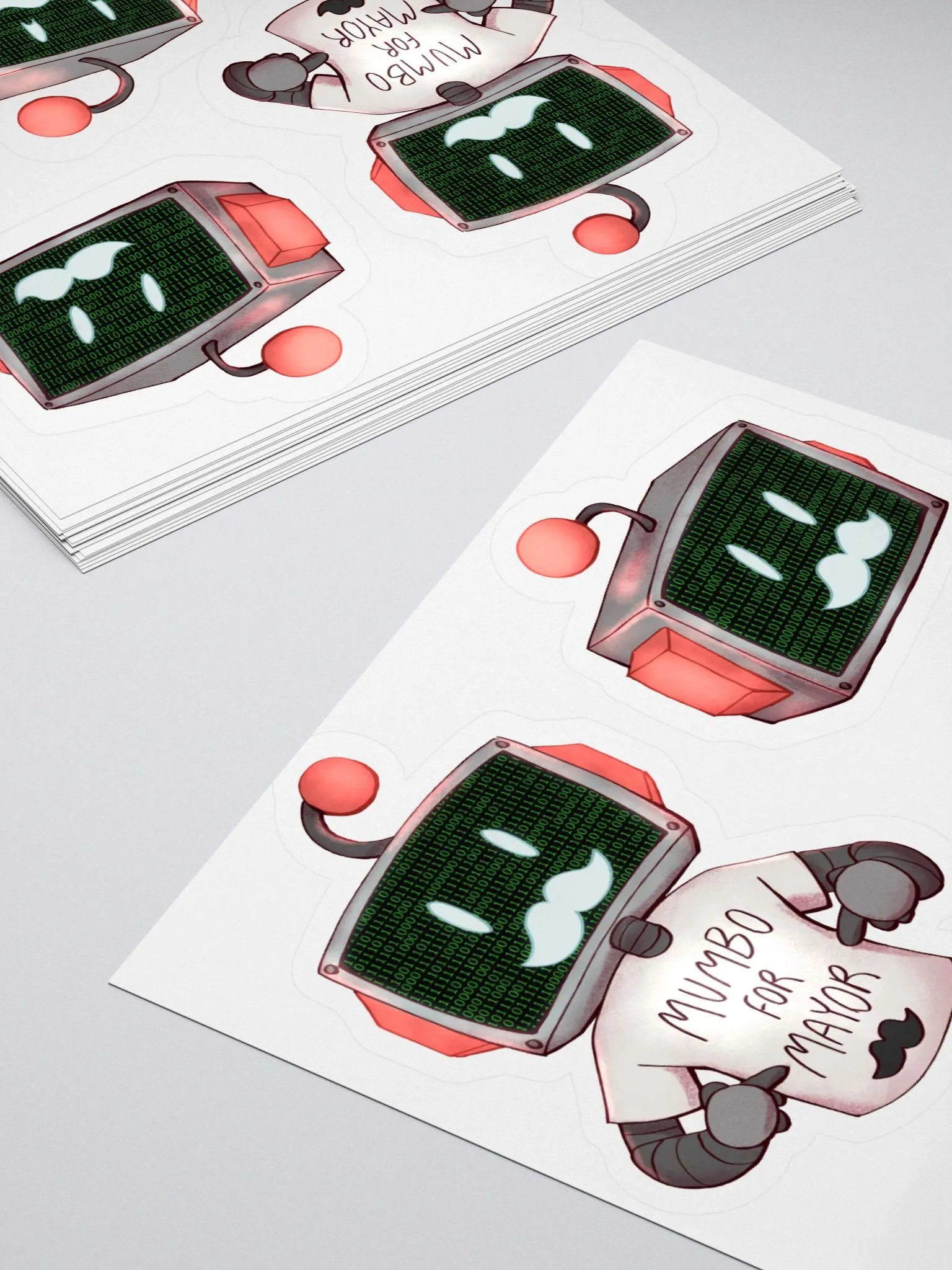 Grumbot Sticker Sheet product image (8)