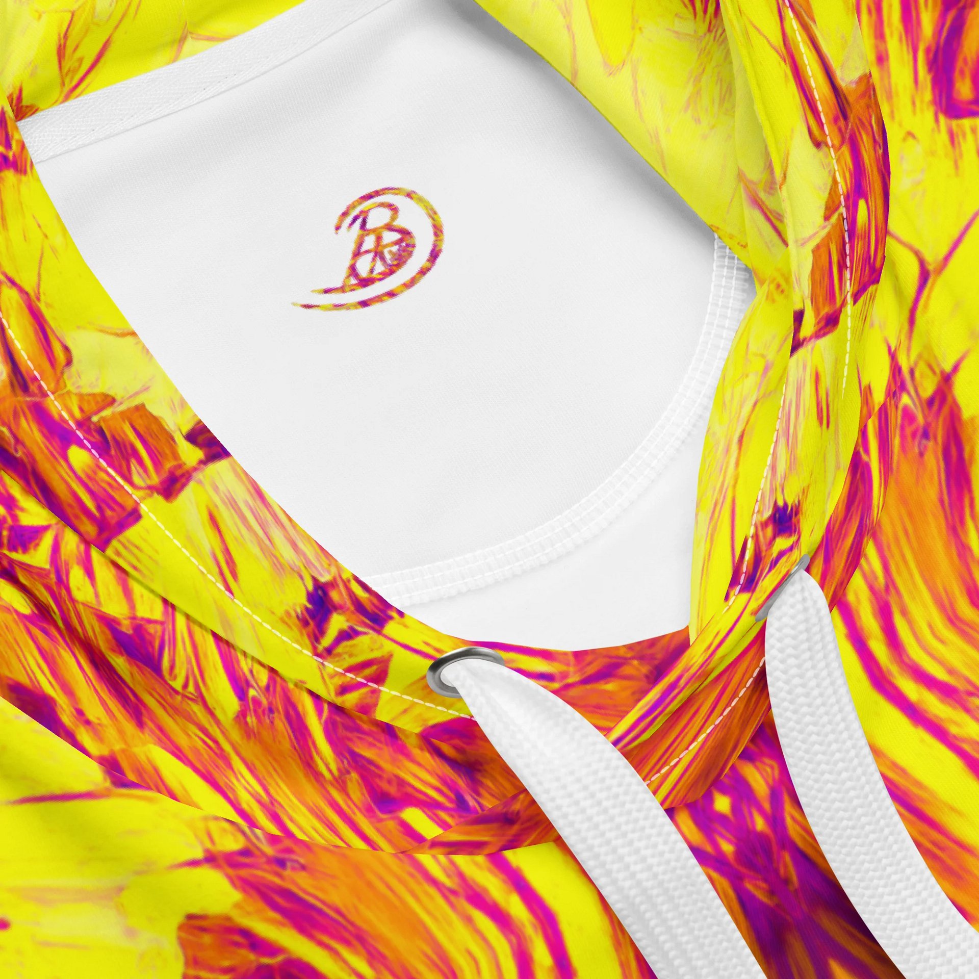 Neon Inferno | Recycled Unisex Hoodie product image (4)