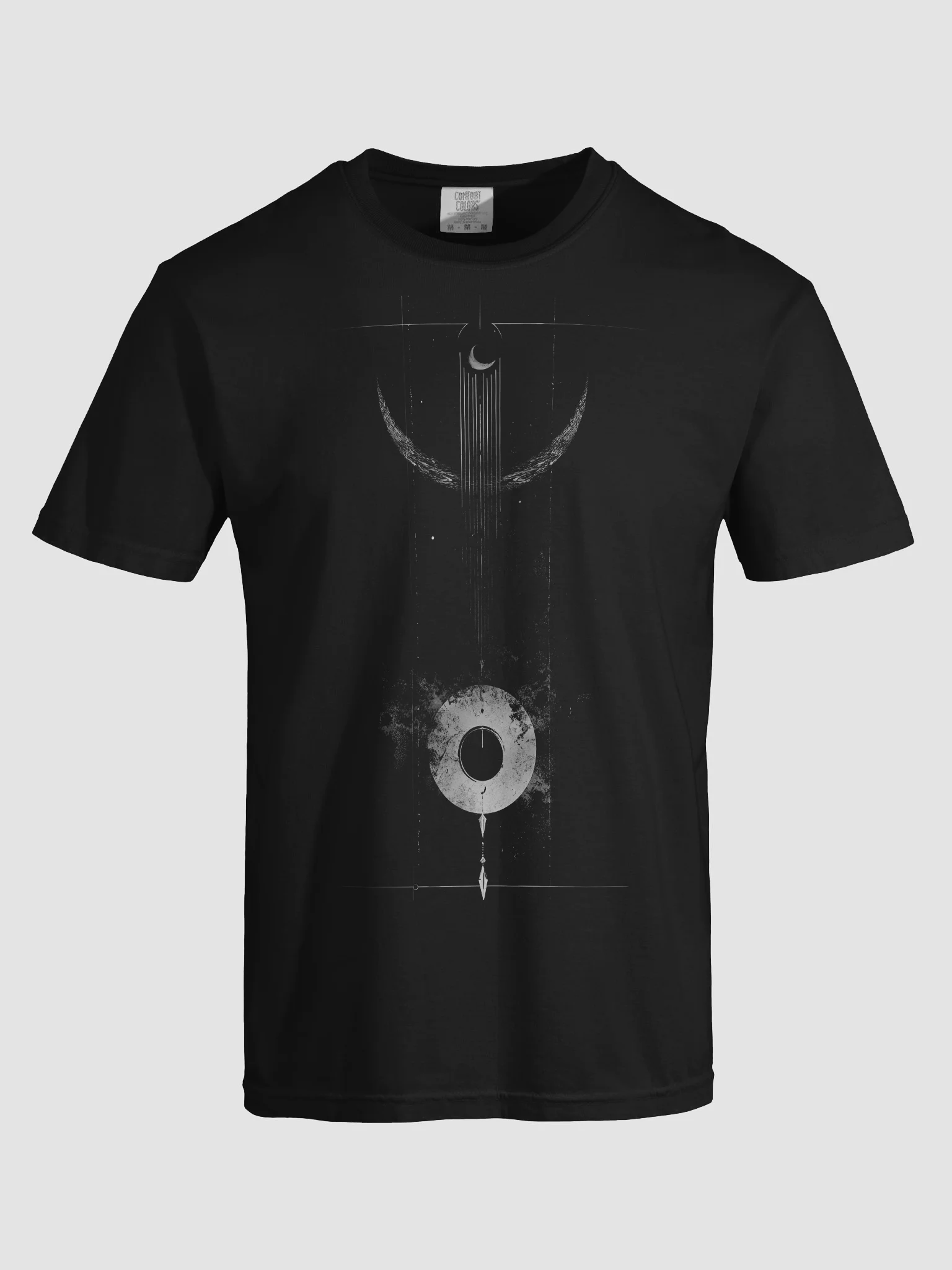 Occult Eclipse Sigil Black Graphic T-Shirt product image (7)