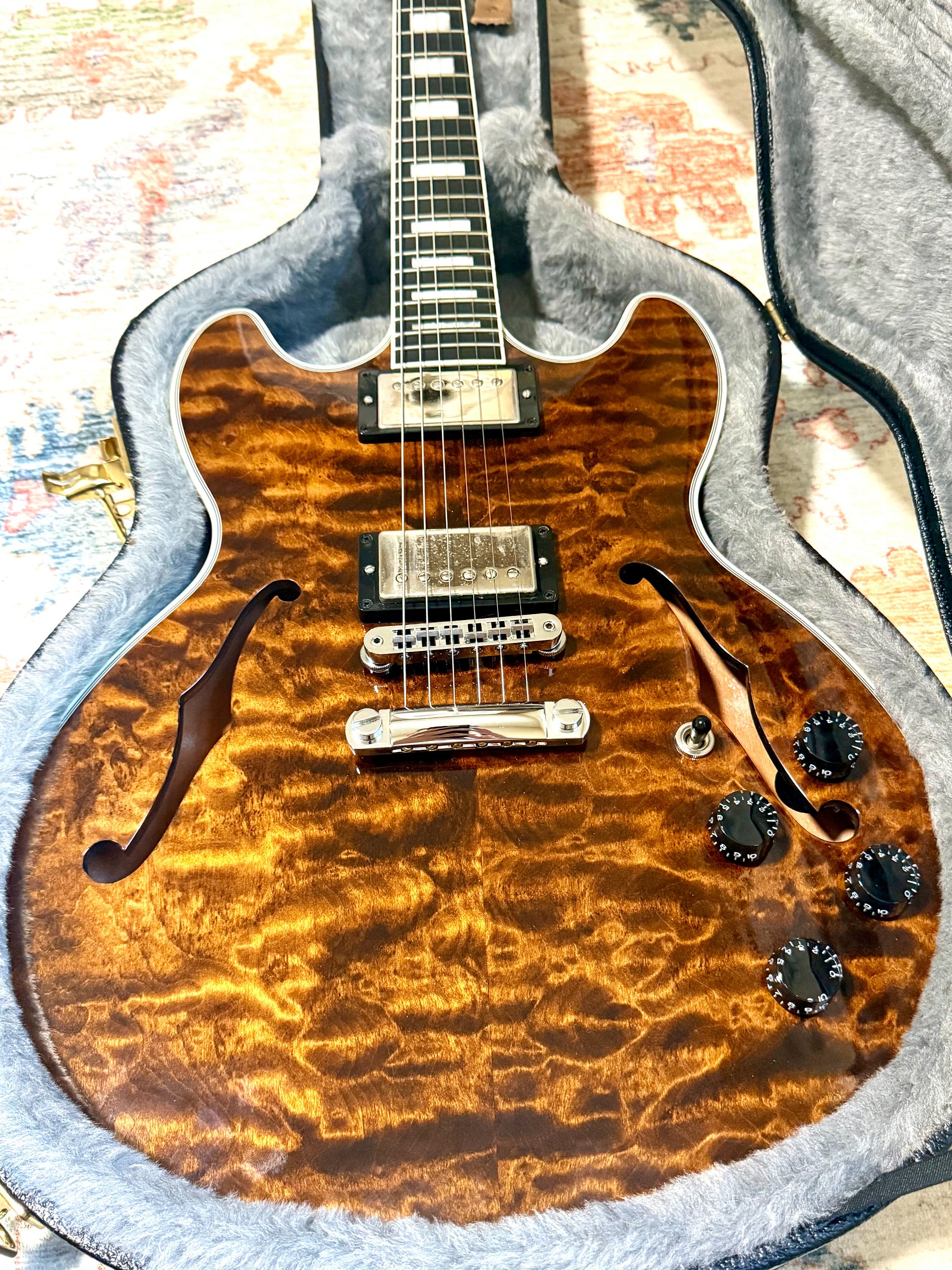 2016 Gibson Midtown Deluxe "CURLY ROOT-BEER" + OHSC product image (2)