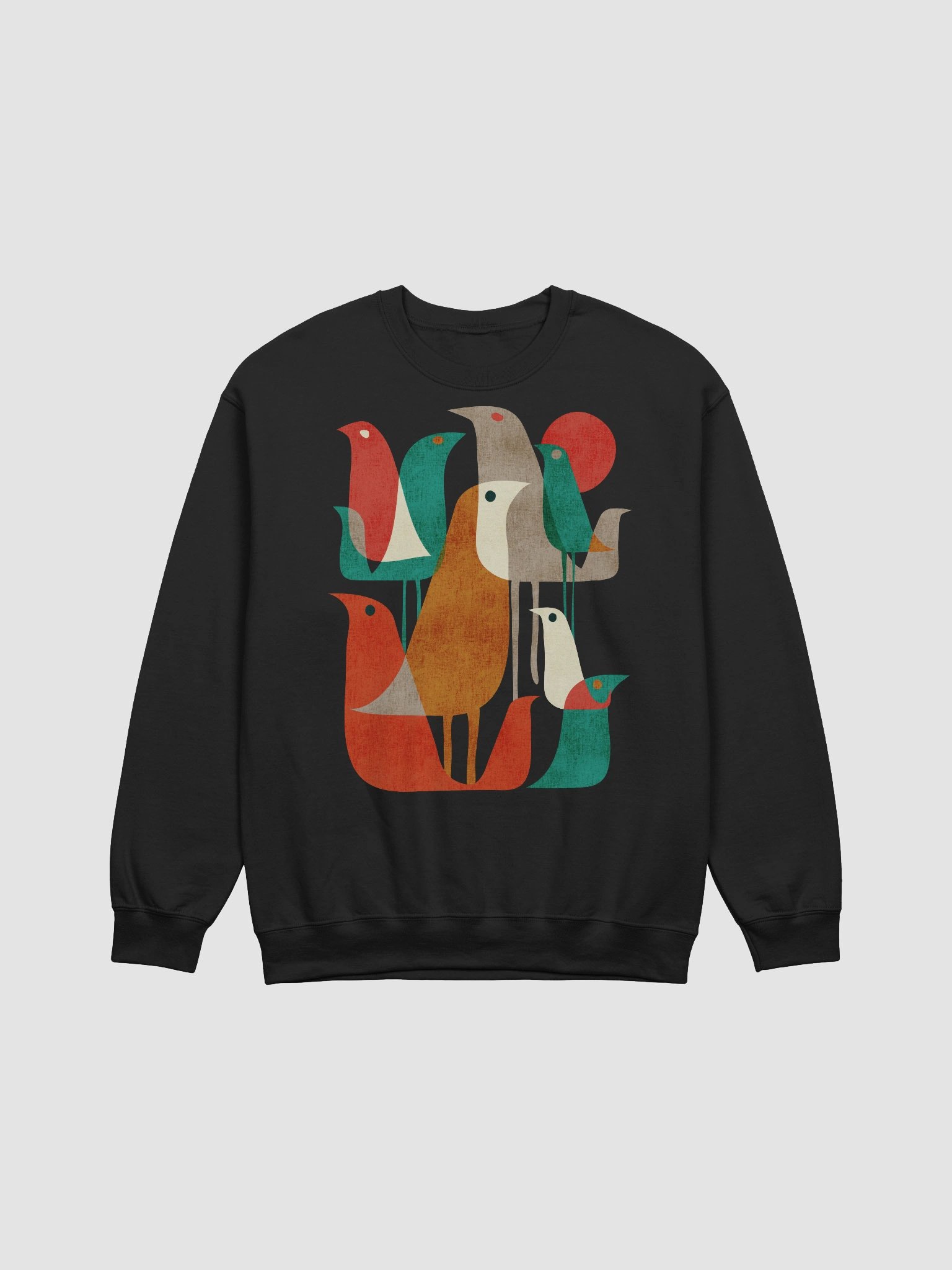 mid-century birds graphic sweatshirt product image (3)