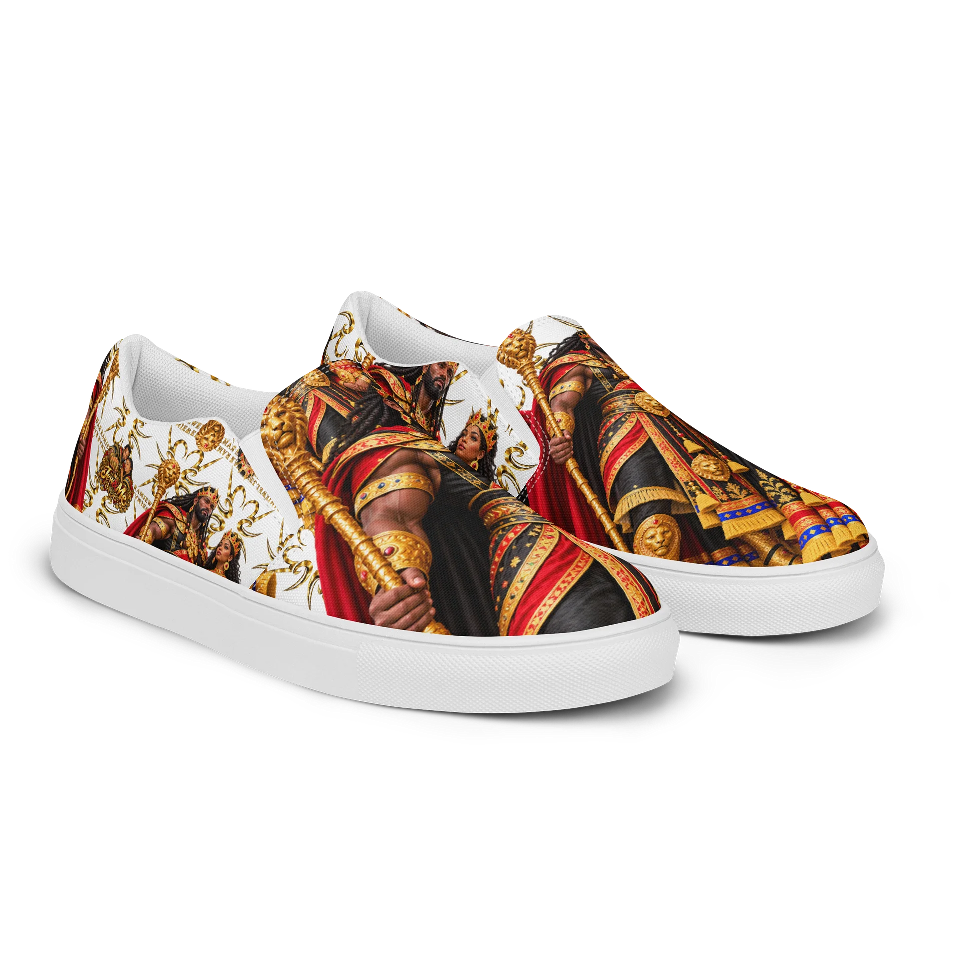 Jew&Me Branded Slip-On Canvas Shoes Design M1 product image (2)