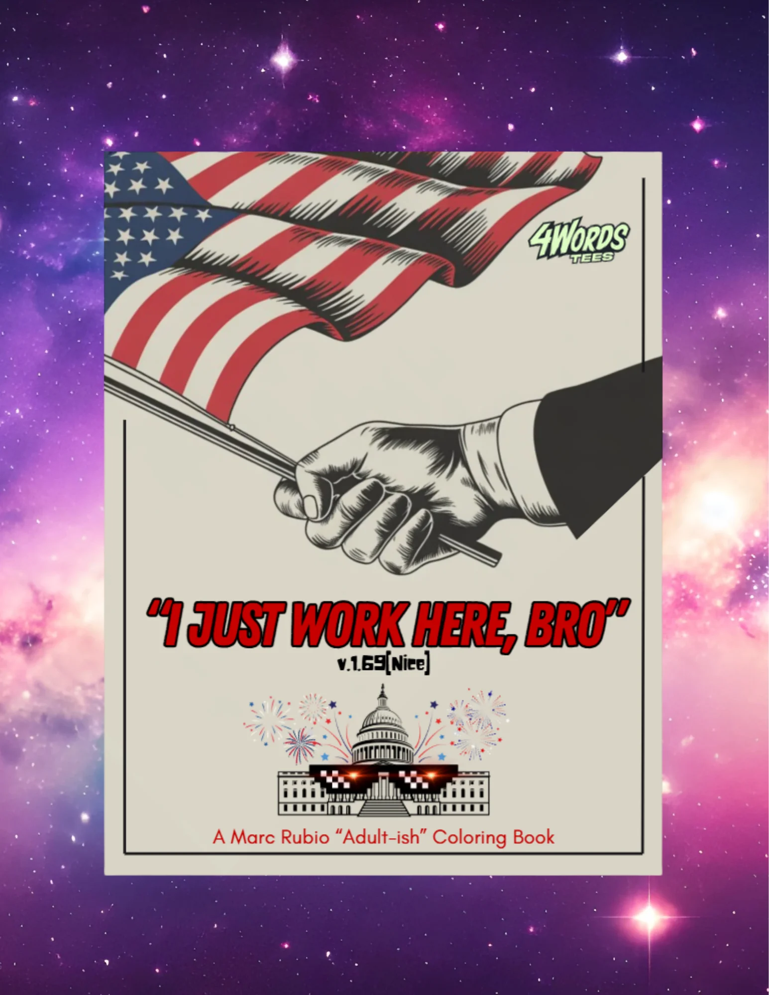 Marc Rubio Dirty Jobs Adult Coloring Book (Physical Copy) product image (1)