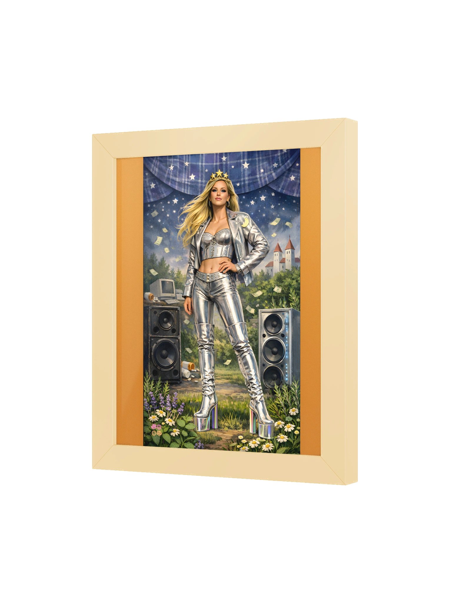 7 The Chariot Tarot Art Framed Poster product image (3)