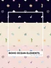 Boho Ocean Elements | Tiny Turtle Tales Collection