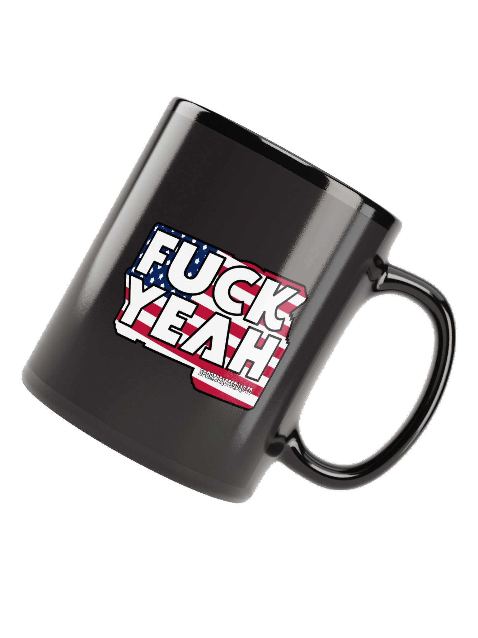 AMERICA FUCK YEAH BLACK MUG product image (11)