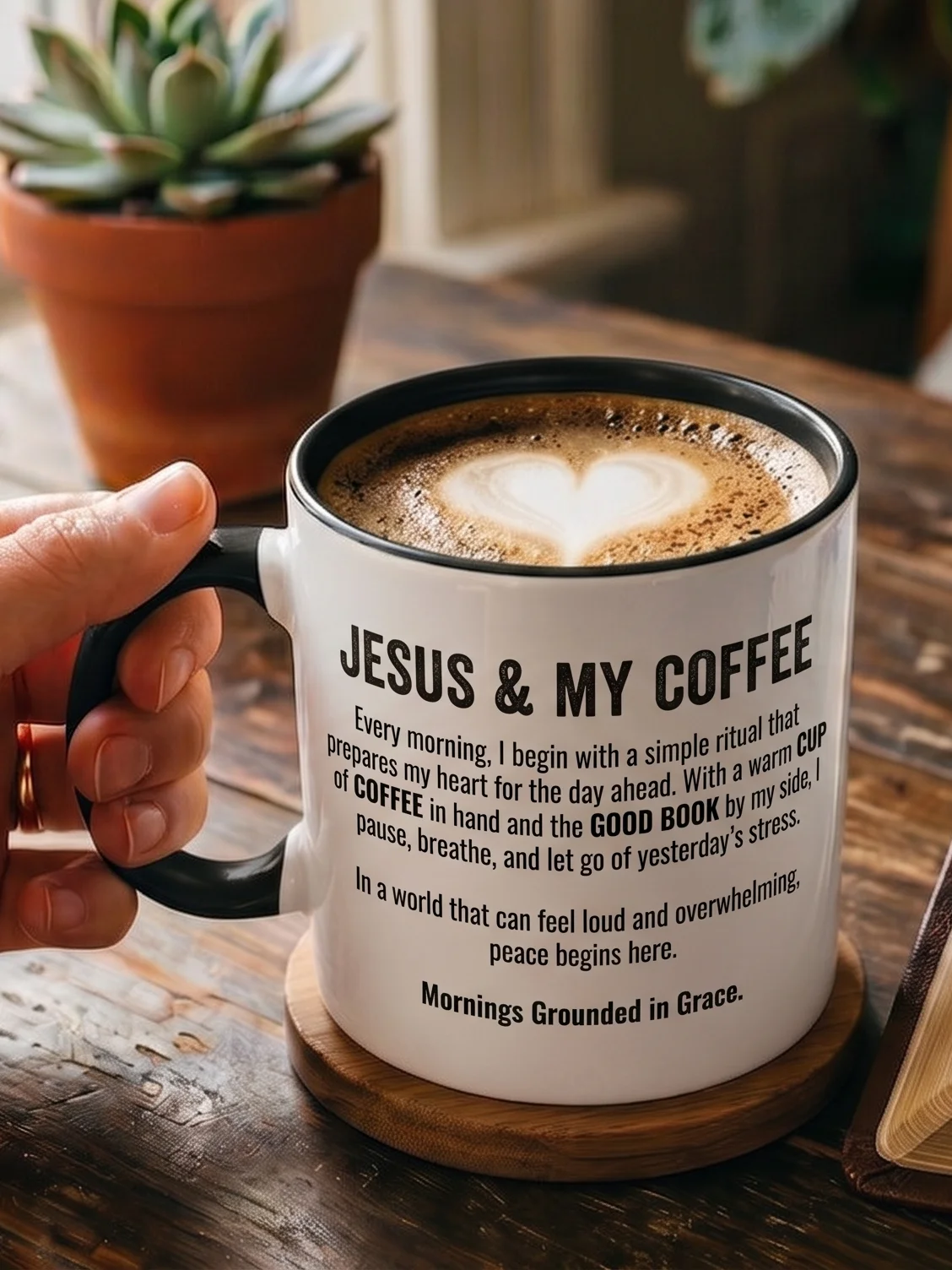 Jesus & My Coffee: 15 oz Premium Mug (Limited Edition) product image (1)