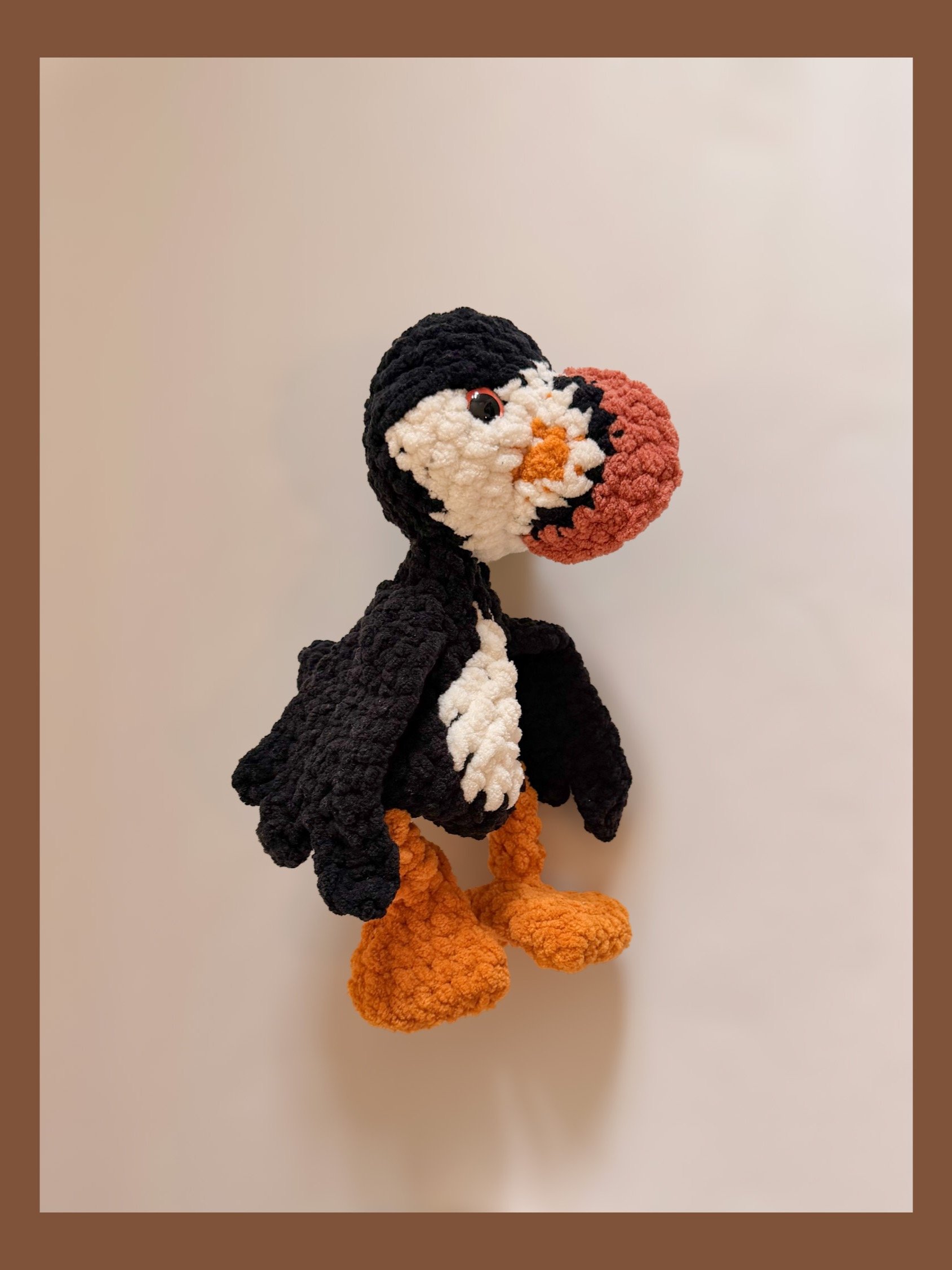 Crochet Pattern: Lundi the Little Puffin Snuggler PDF - US Terms product image (4)