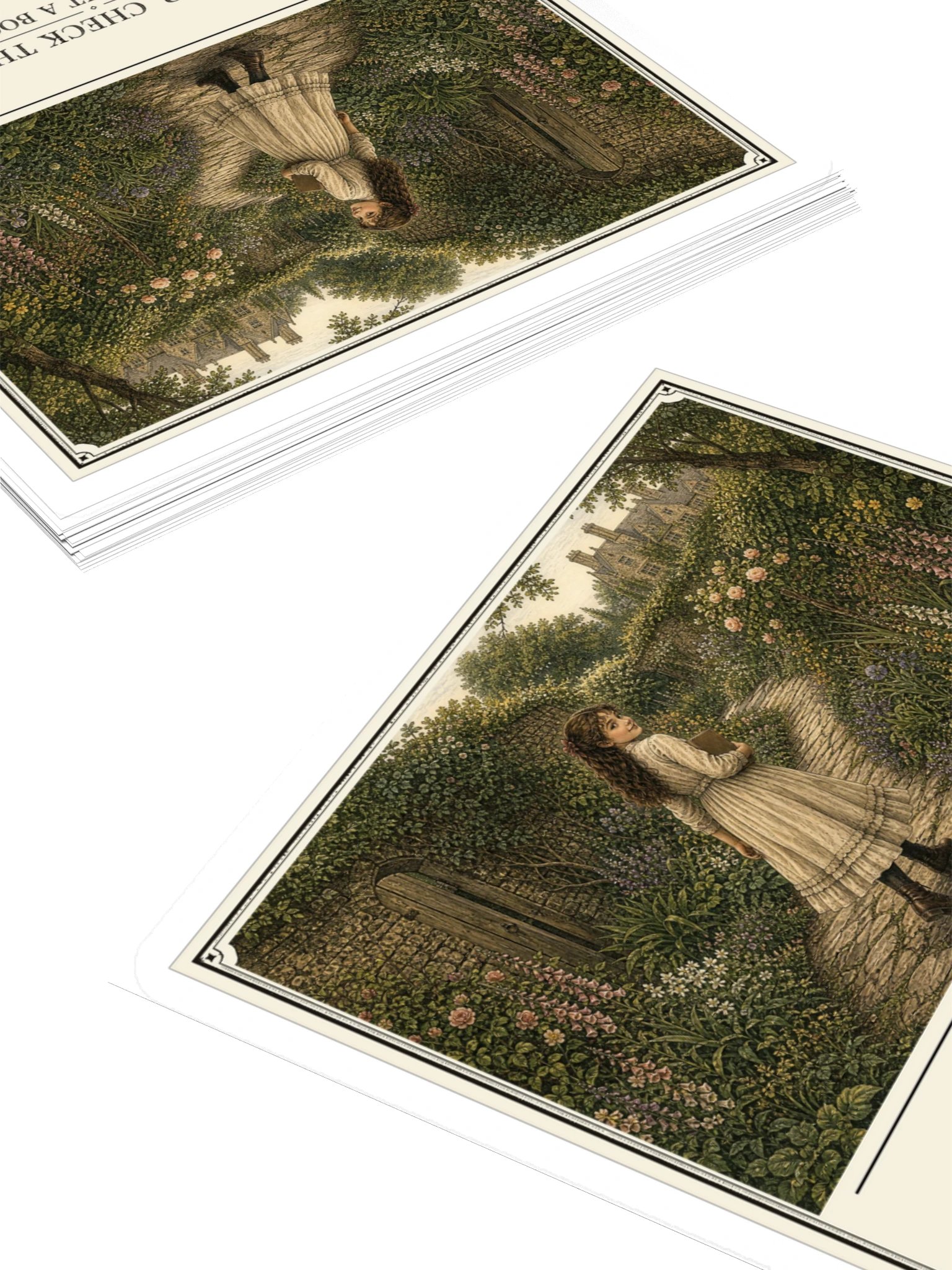 If Disappear Check Garden Brought Book -- The Secret Garden Sticker product image (4)