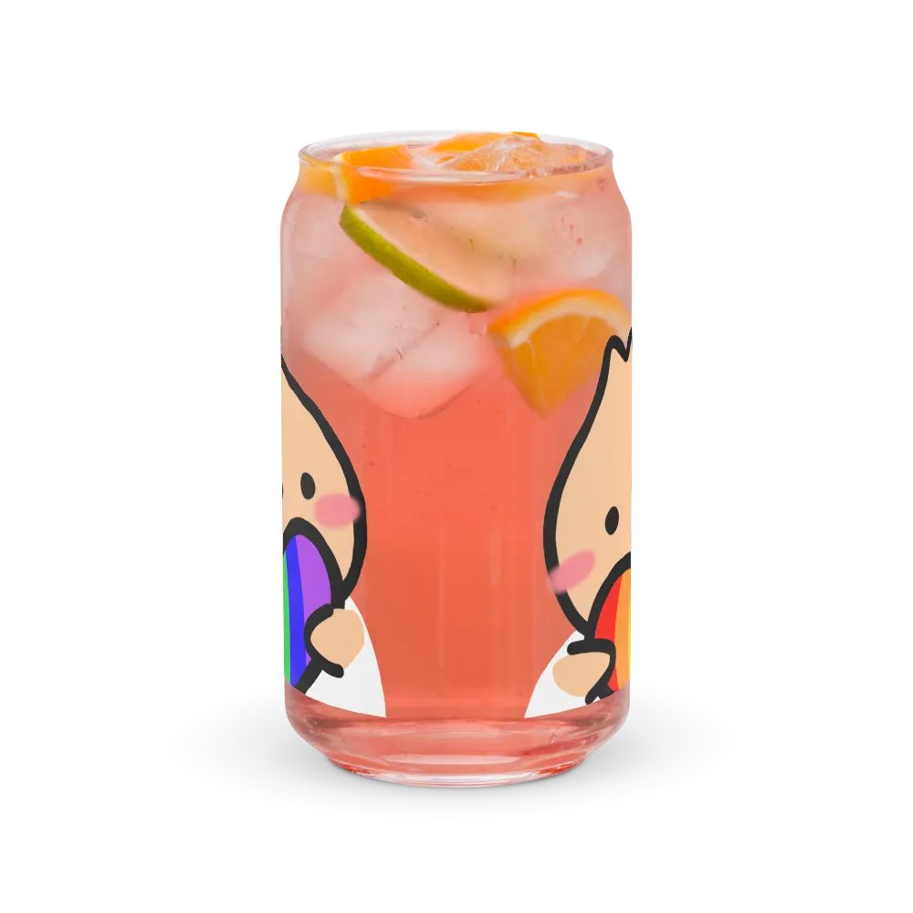 Dumpling Pride Heart | Can-Shaped Glass product image (12)