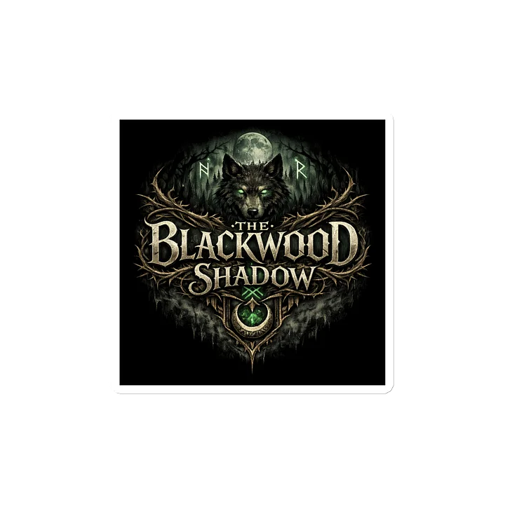 The Blackwood Shadow - Mystical Wolf Die-Cut Magnets product image (2)