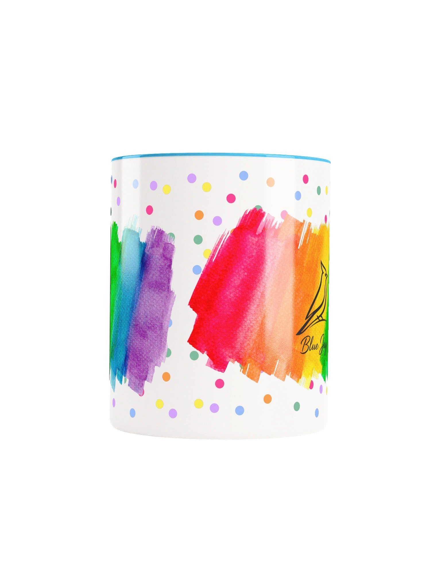 Colorburst Blue Jay Silhouette Mug – 11oz / 15oz product image (40)