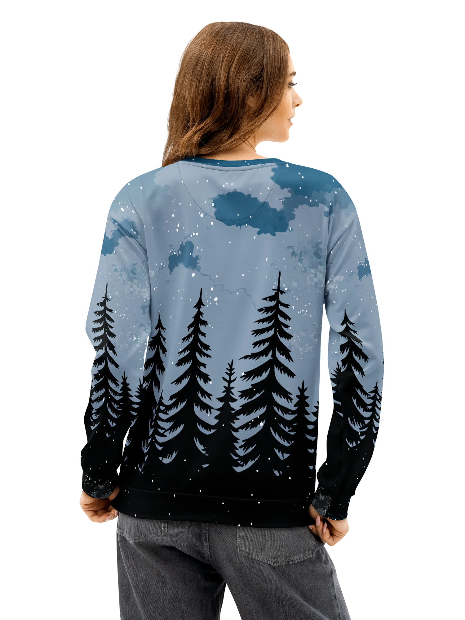 Forest Night Sky Sweatshirt product image (1)