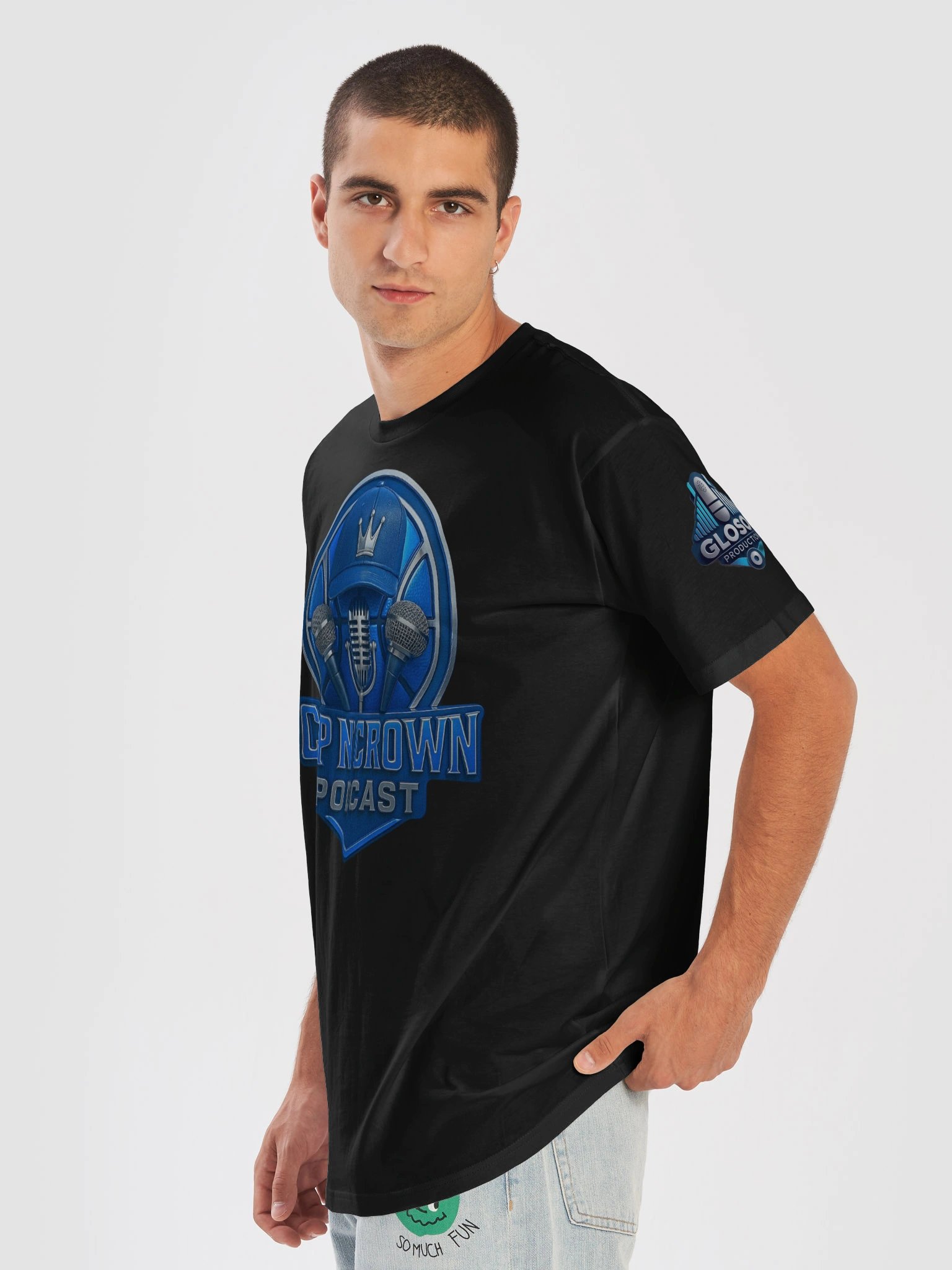 Cap N Crown Logo Tee (Blue) product image (33)