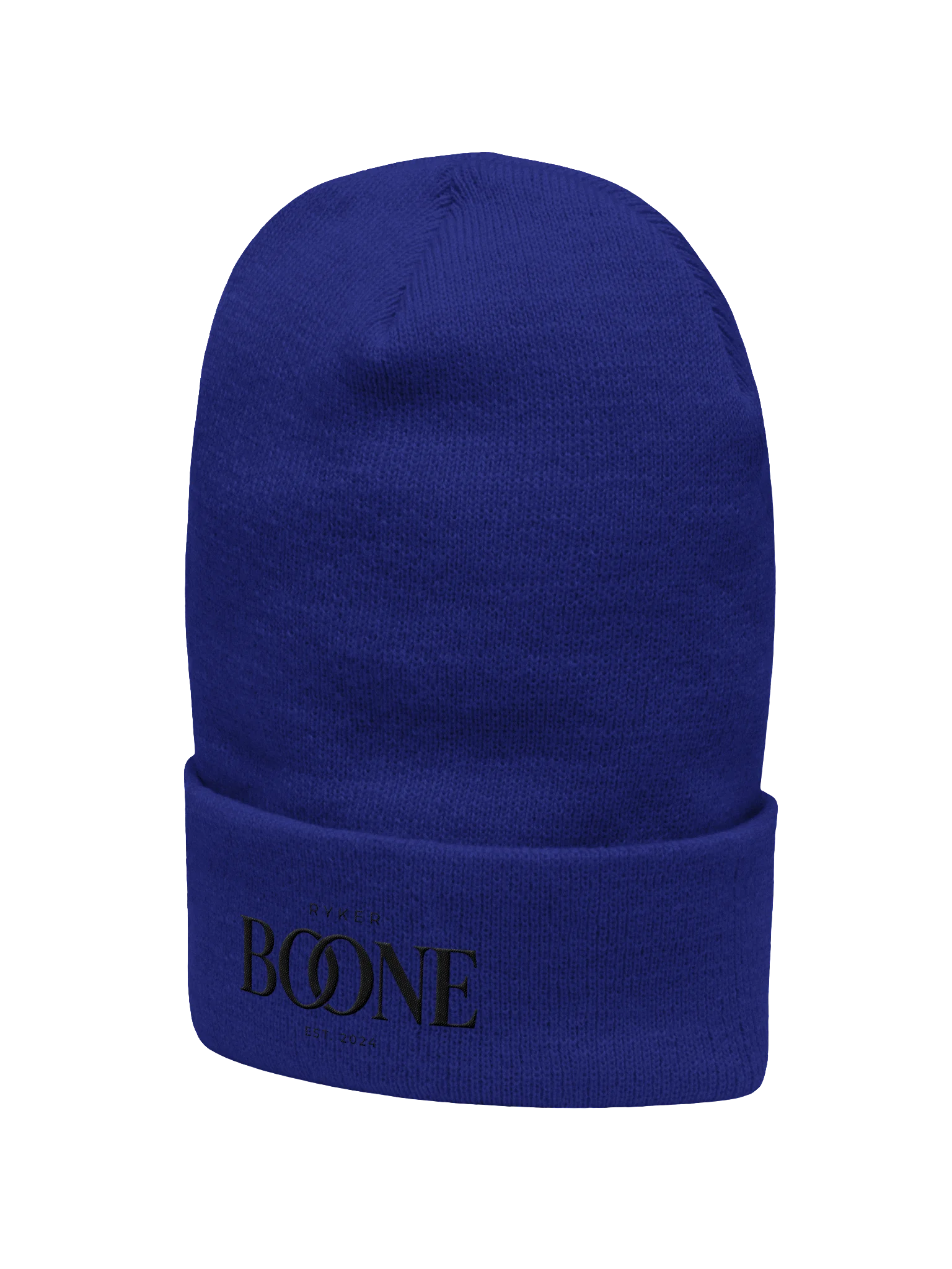 Ryker Boone "Backroad Heartbeat" Yupoong Cuffed Beanie (Black Logo) product image (2)