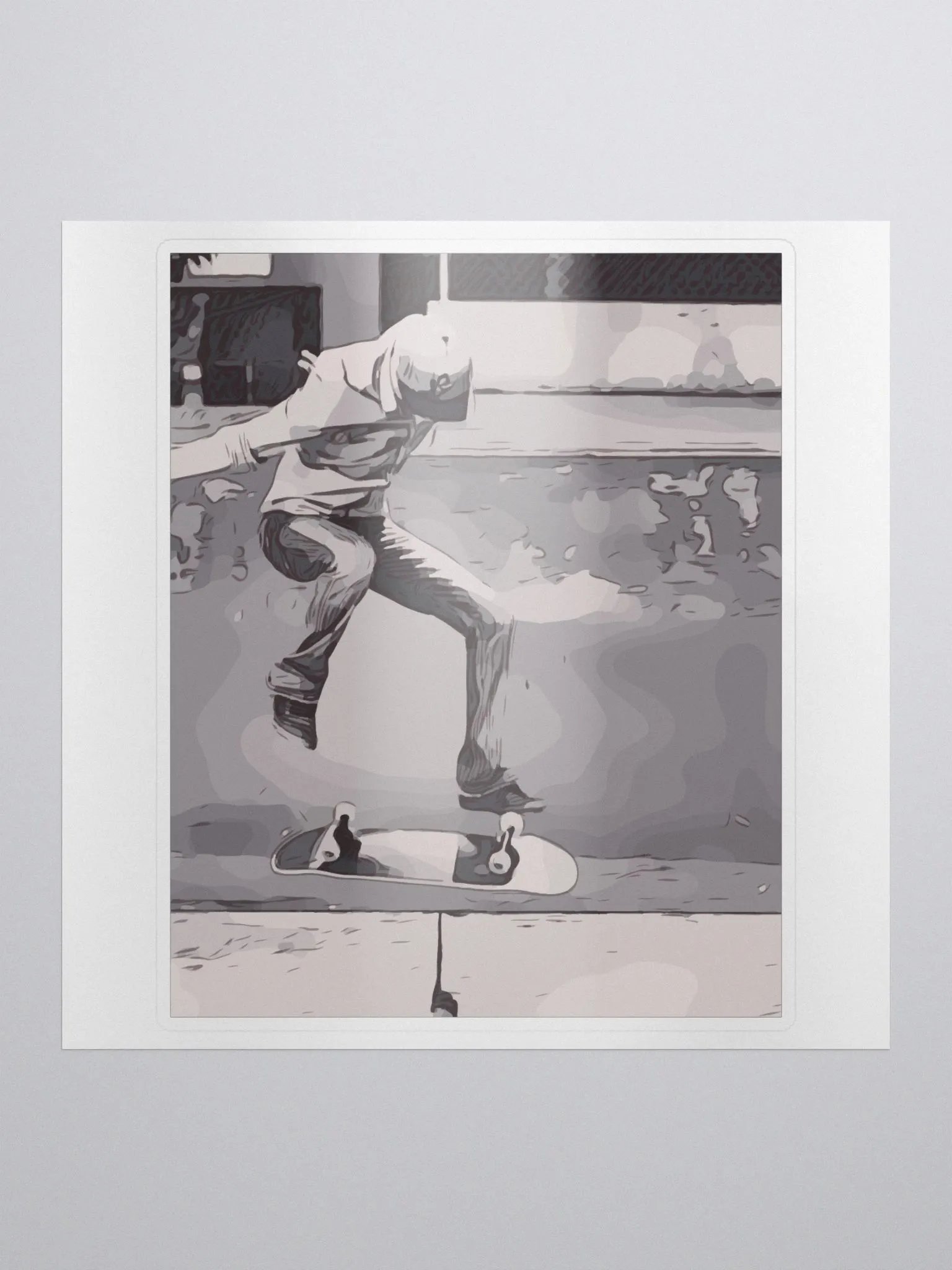 Skate or Die Kick Sticker product image (1)