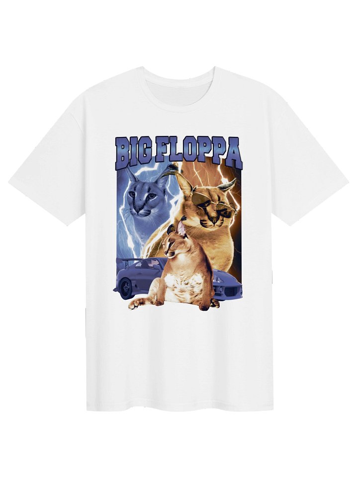 Big Floppa Gosha "Vintage" Rap T-Shirt product image (9)