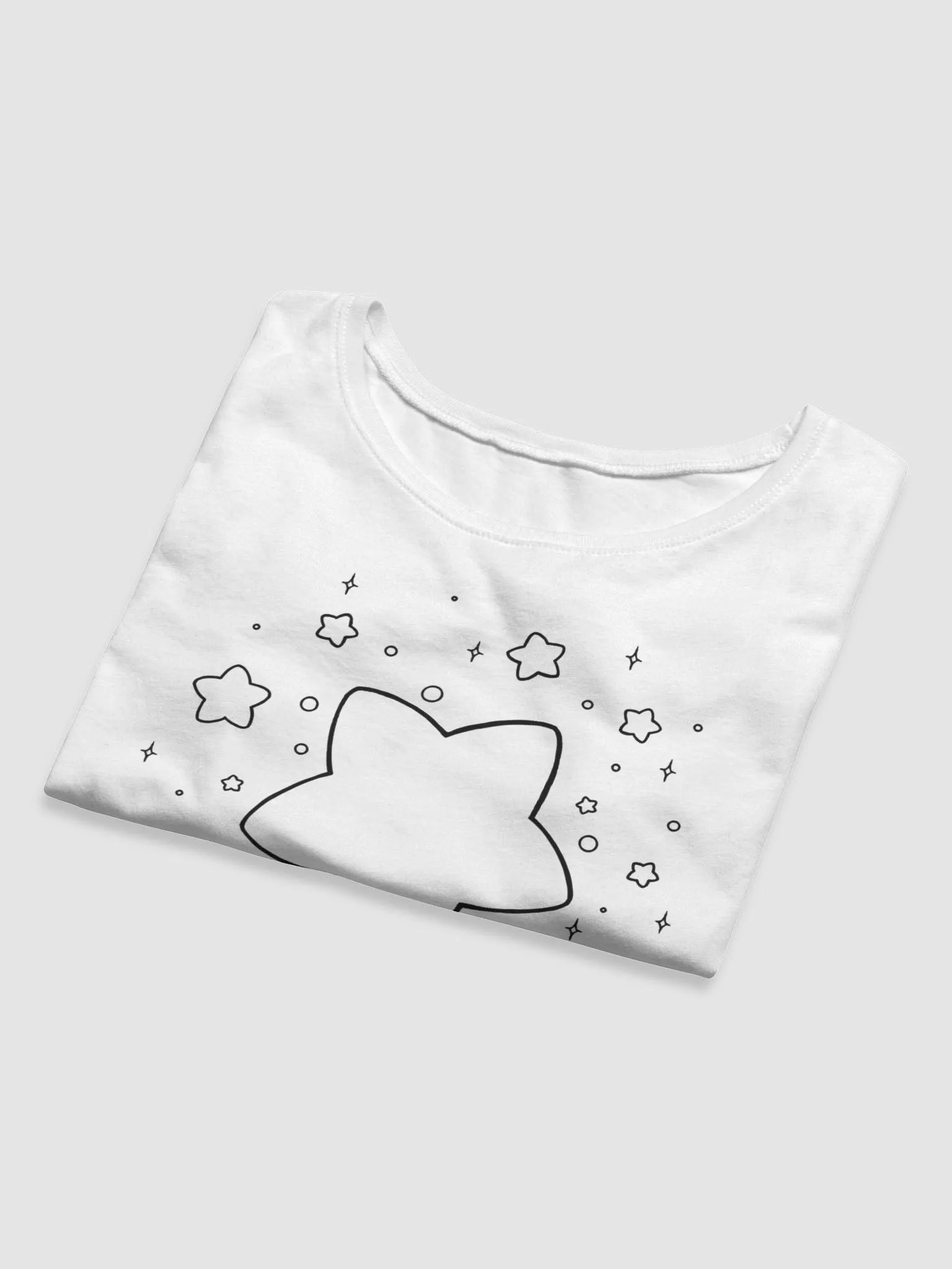 Cropped Star Shirt white product image (3)