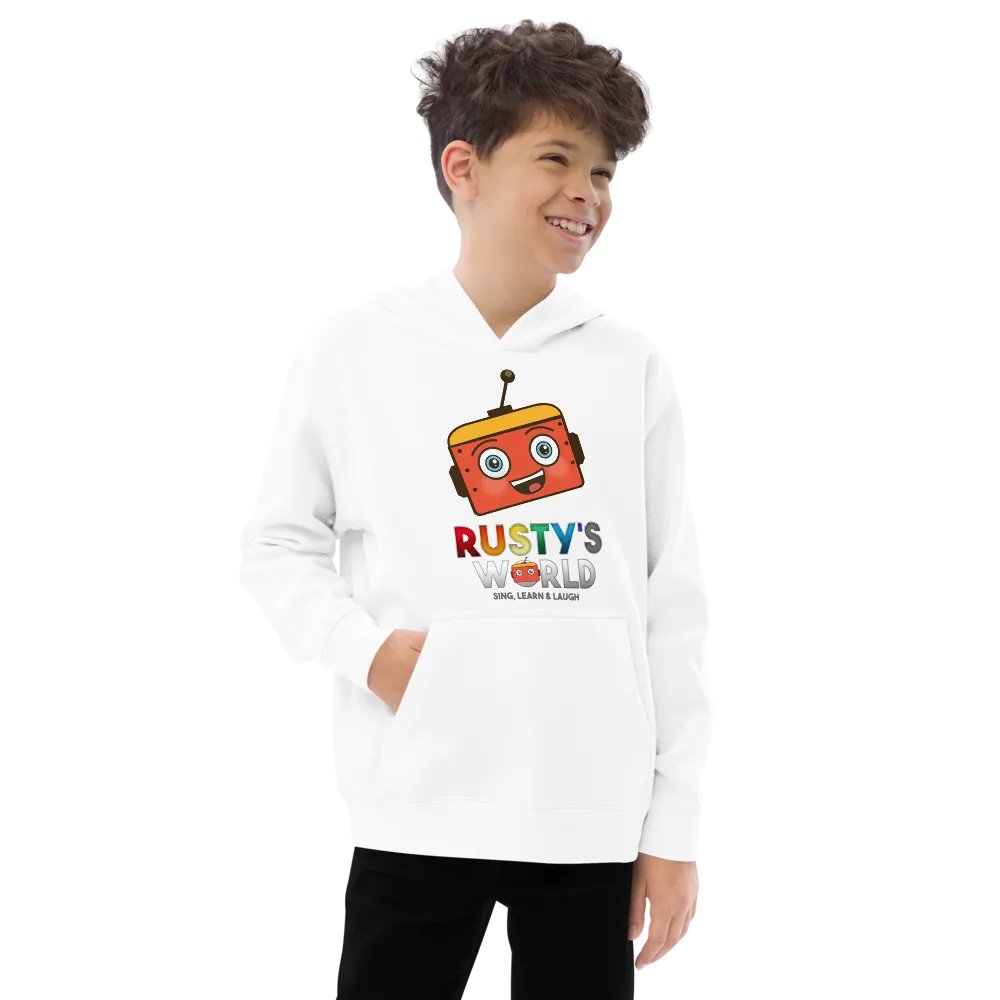 Rusty's World Fleece Pullover – Featuring Leo & Rusty product image (2)