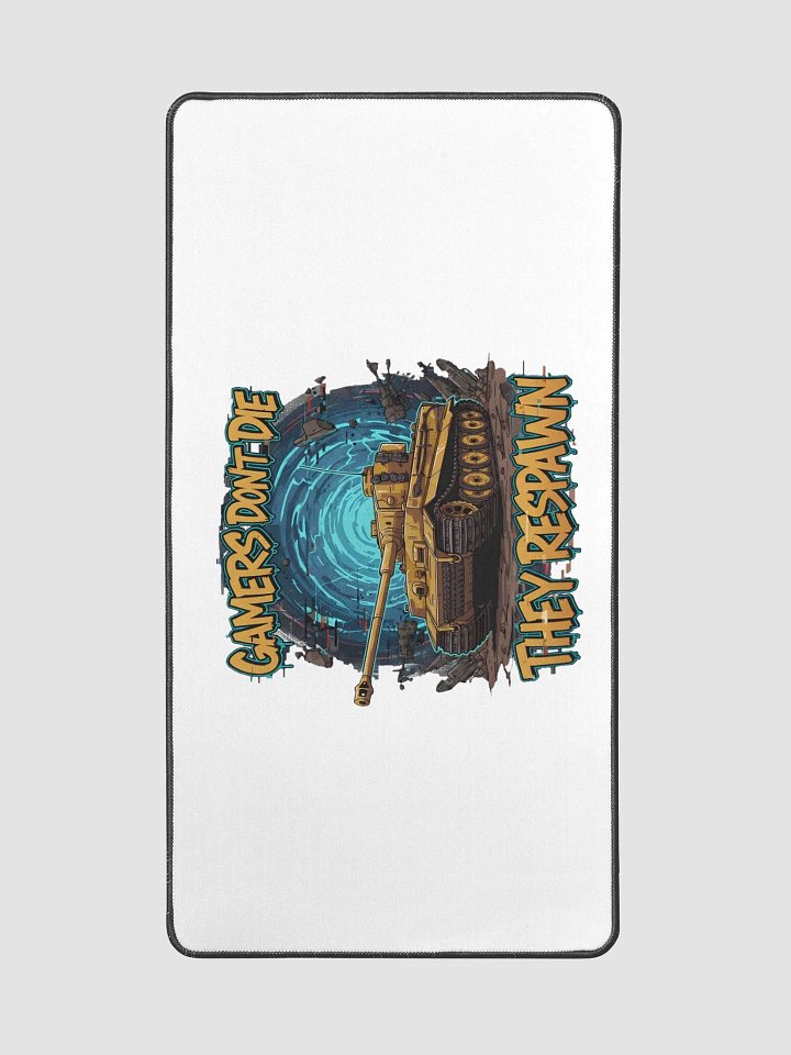 Gamers don't die Desk Mat 15.5" x 31.5" product image (2)