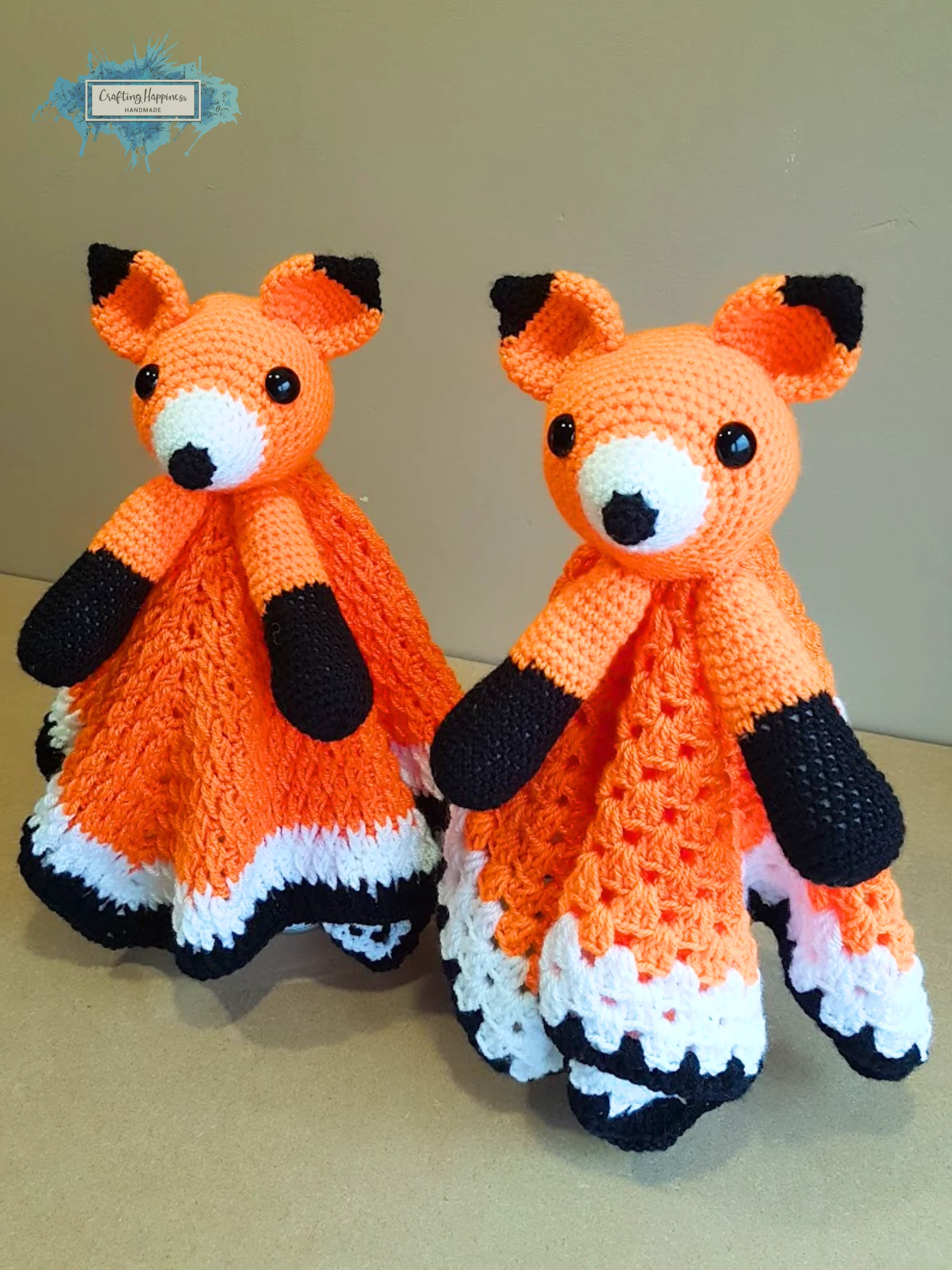 Crochet Fox Lovey Pattern – Beginner & Intermediate Options PDF Pattern - Crafting Happiness product image (5)