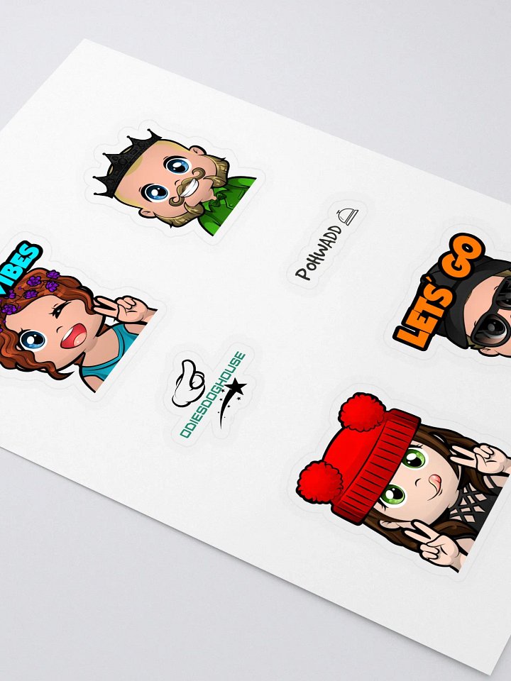 Official OdiesDoghouse Sticker Sheet product image (2)