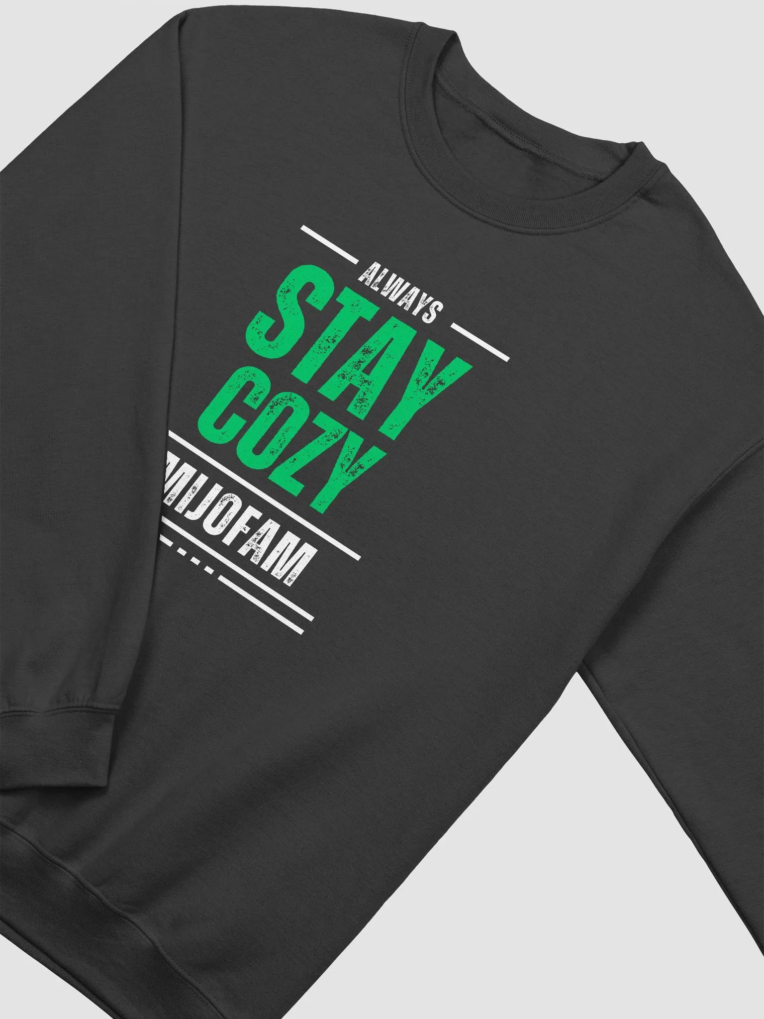 Always Stay Cozy Crewneck (Black Edition) product image (2)